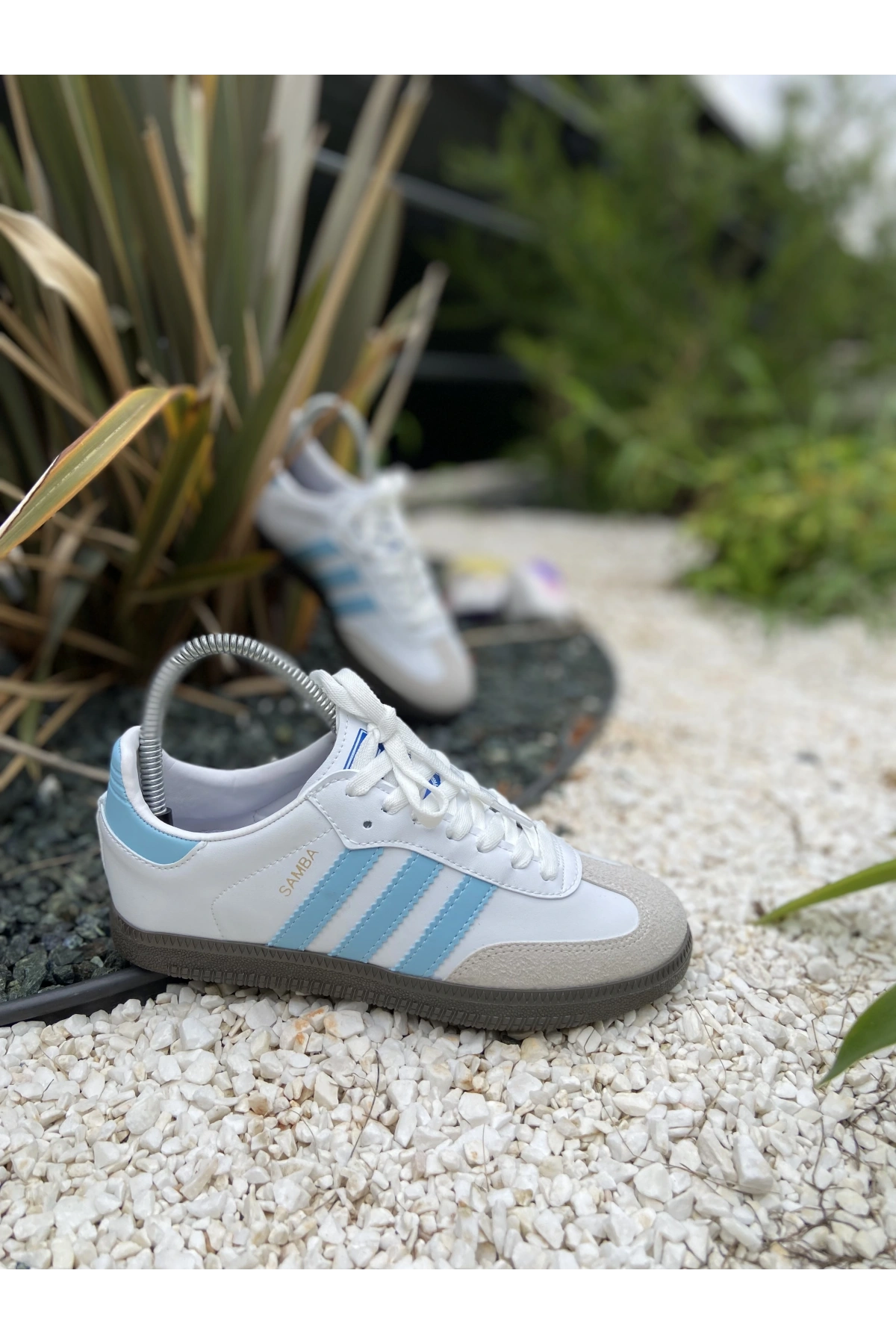 Adidas Samba Beyaz Mavi