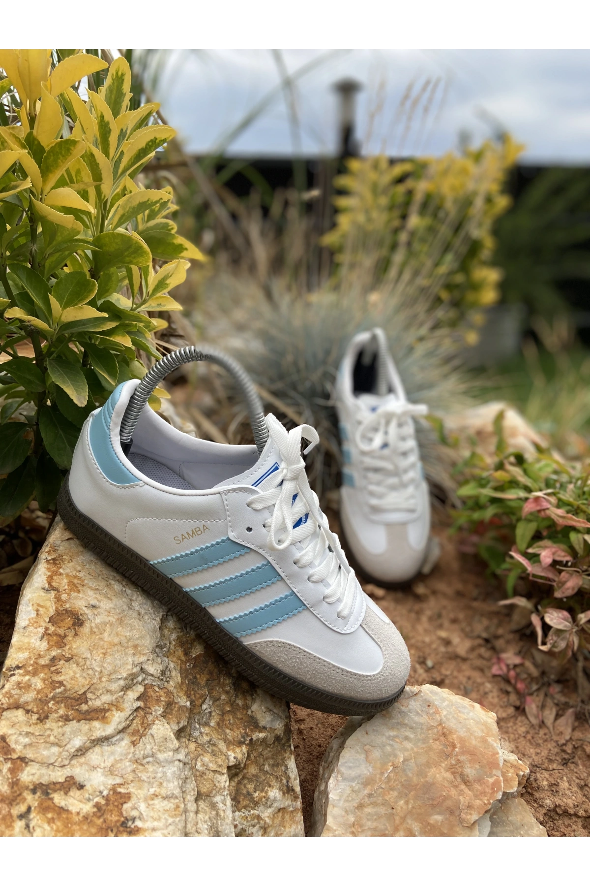 Adidas Samba Beyaz Mavi