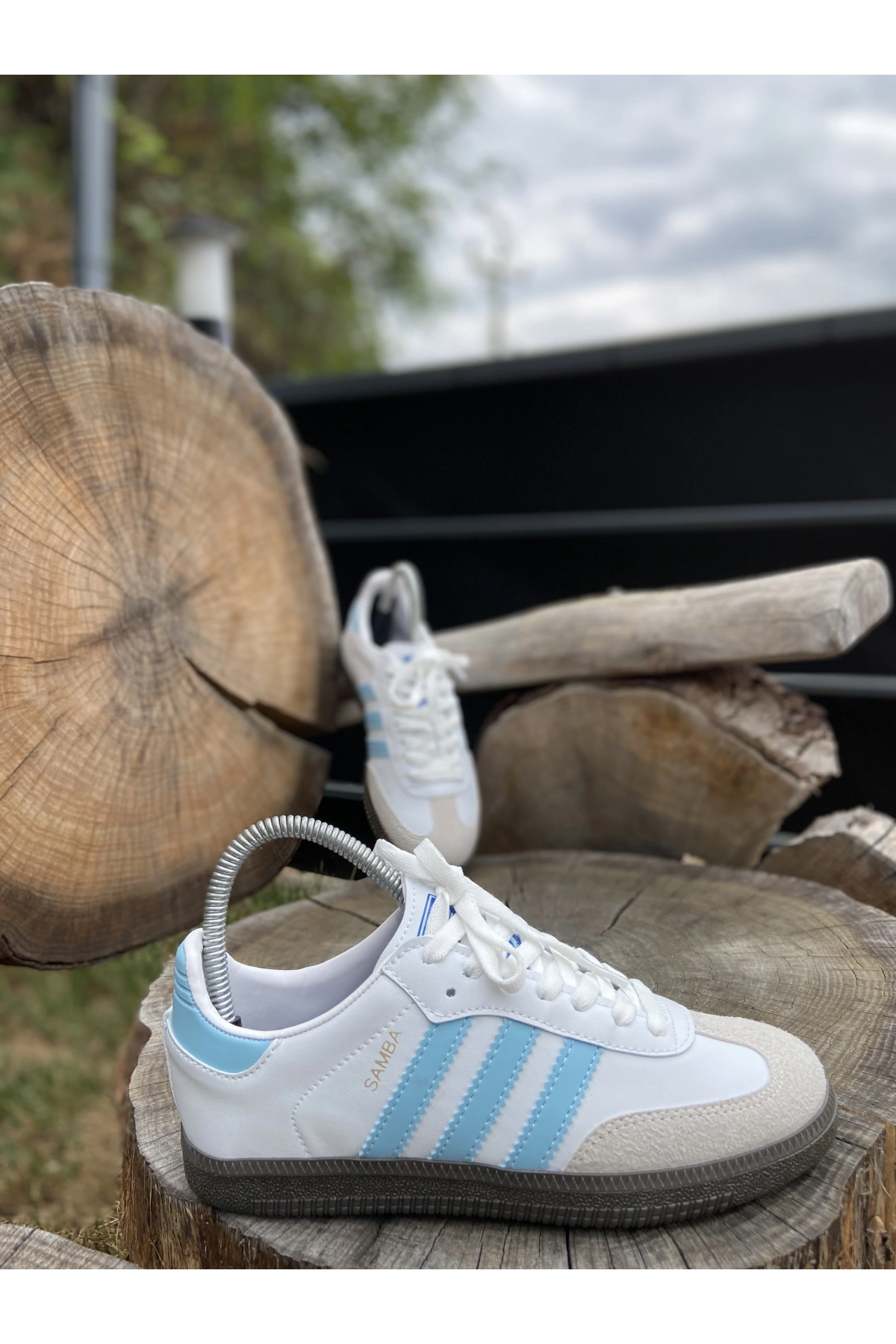 Adidas Samba Beyaz Mavi