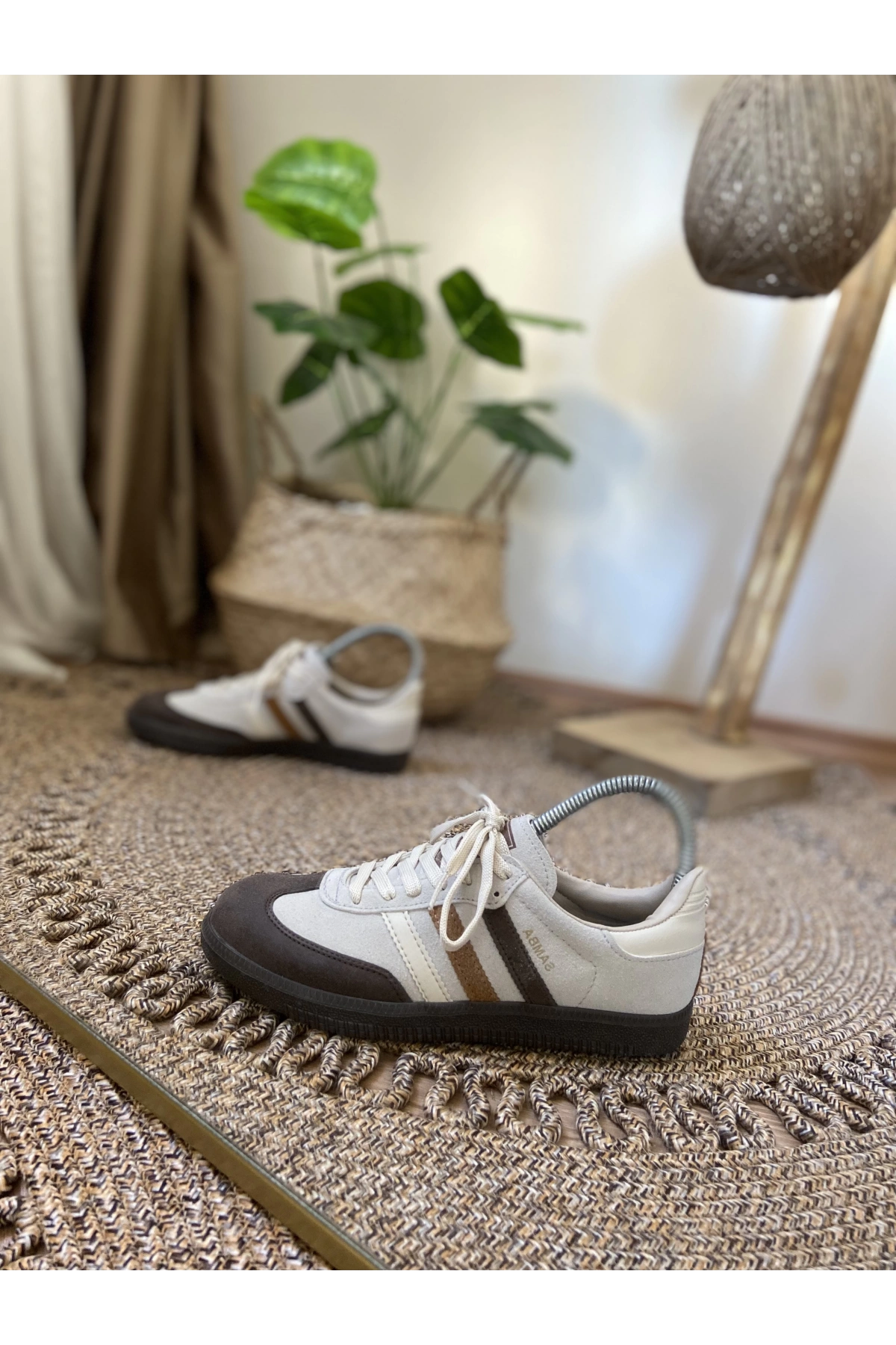 Adidas Samba Kahve Krem Spor Ayakkabı