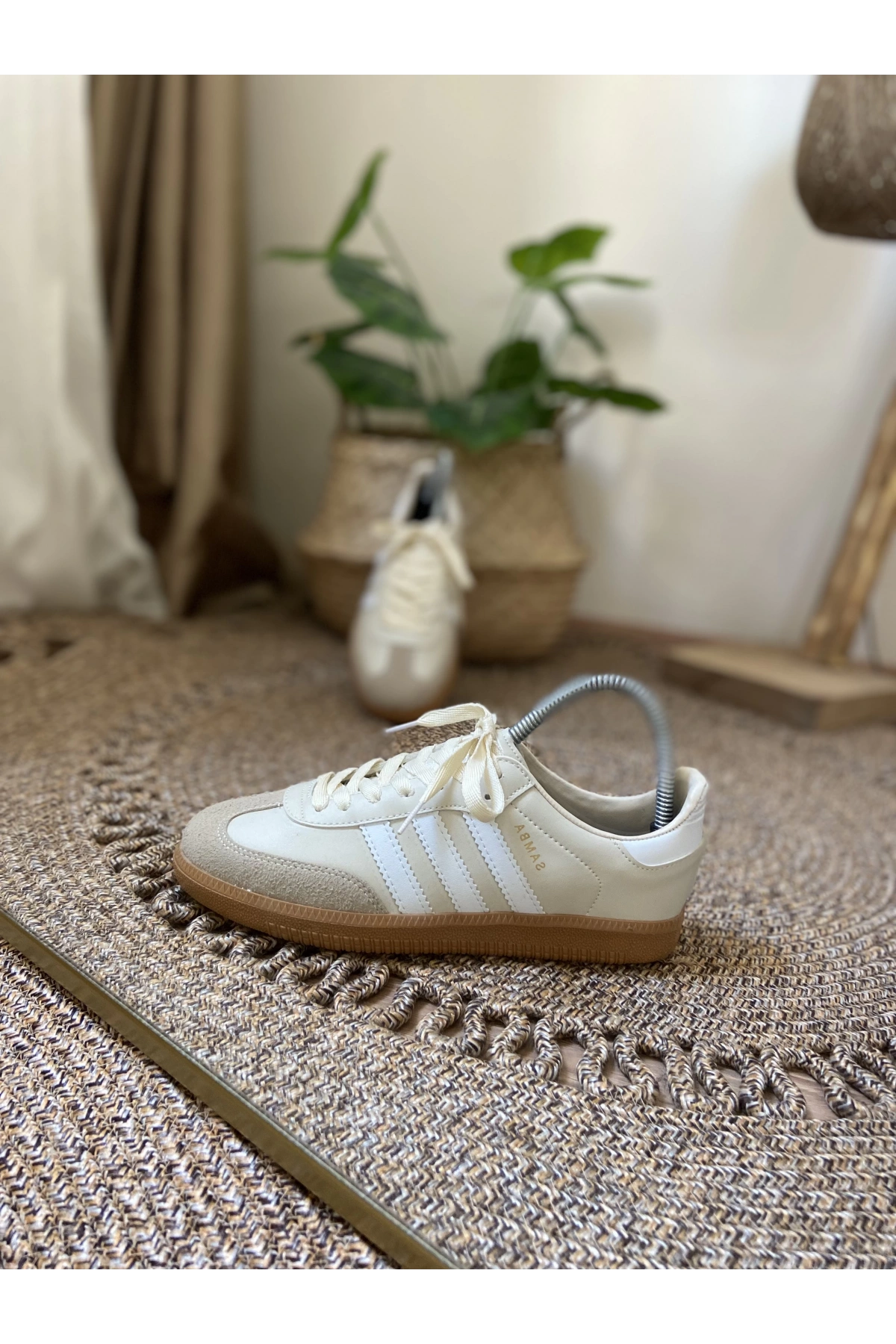 Adidas Samba Krem Beyaz Spor Ayakkabı