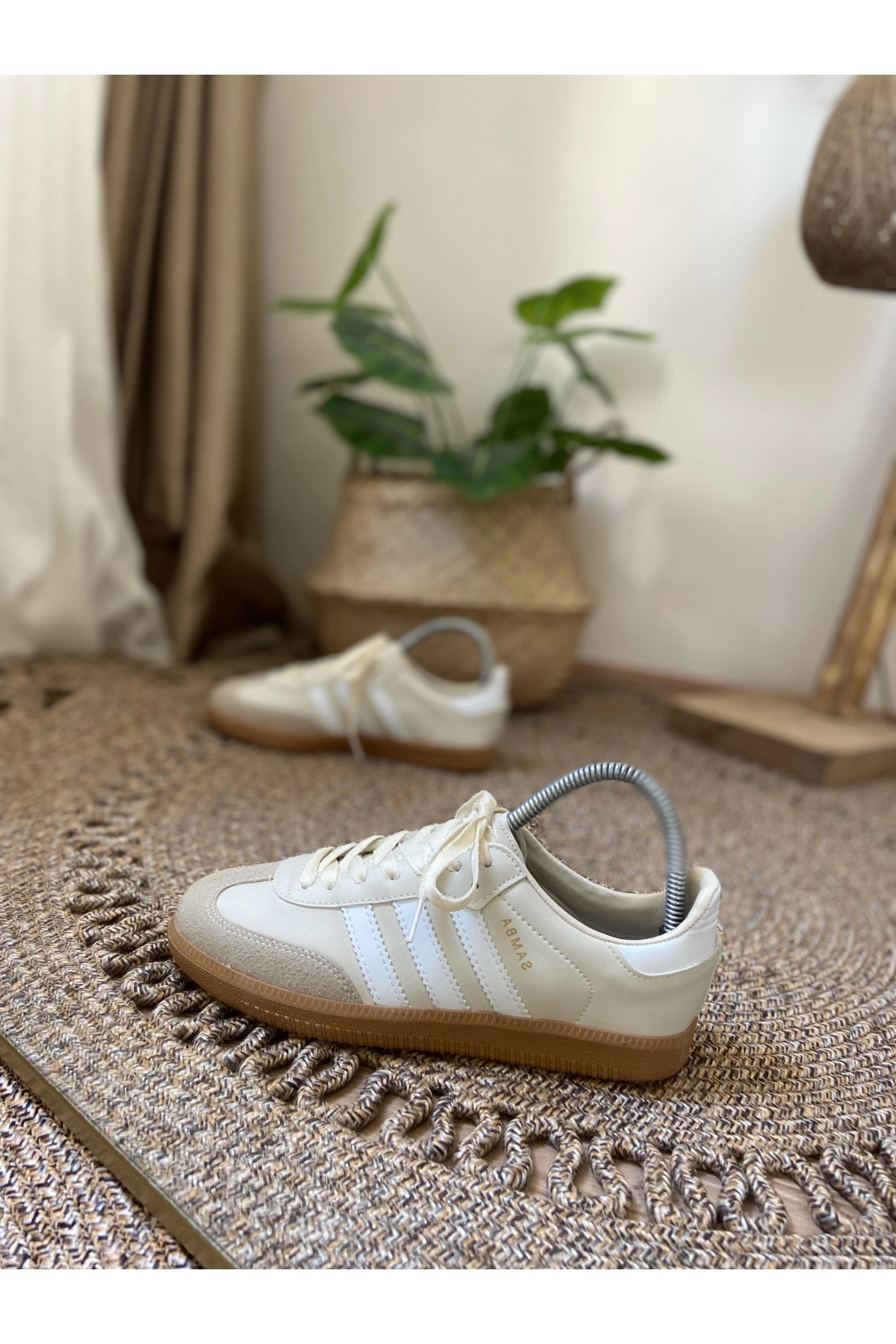 Adidas Samba Krem Beyaz Spor Ayakkabı