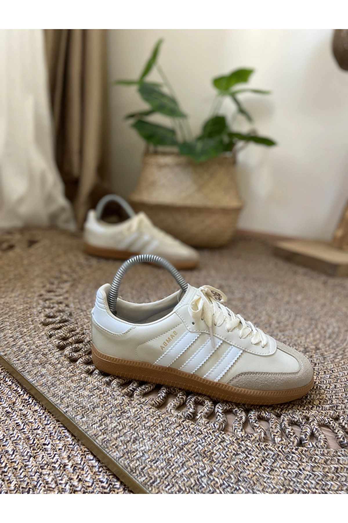 Adidas Samba Krem Beyaz Spor Ayakkabı