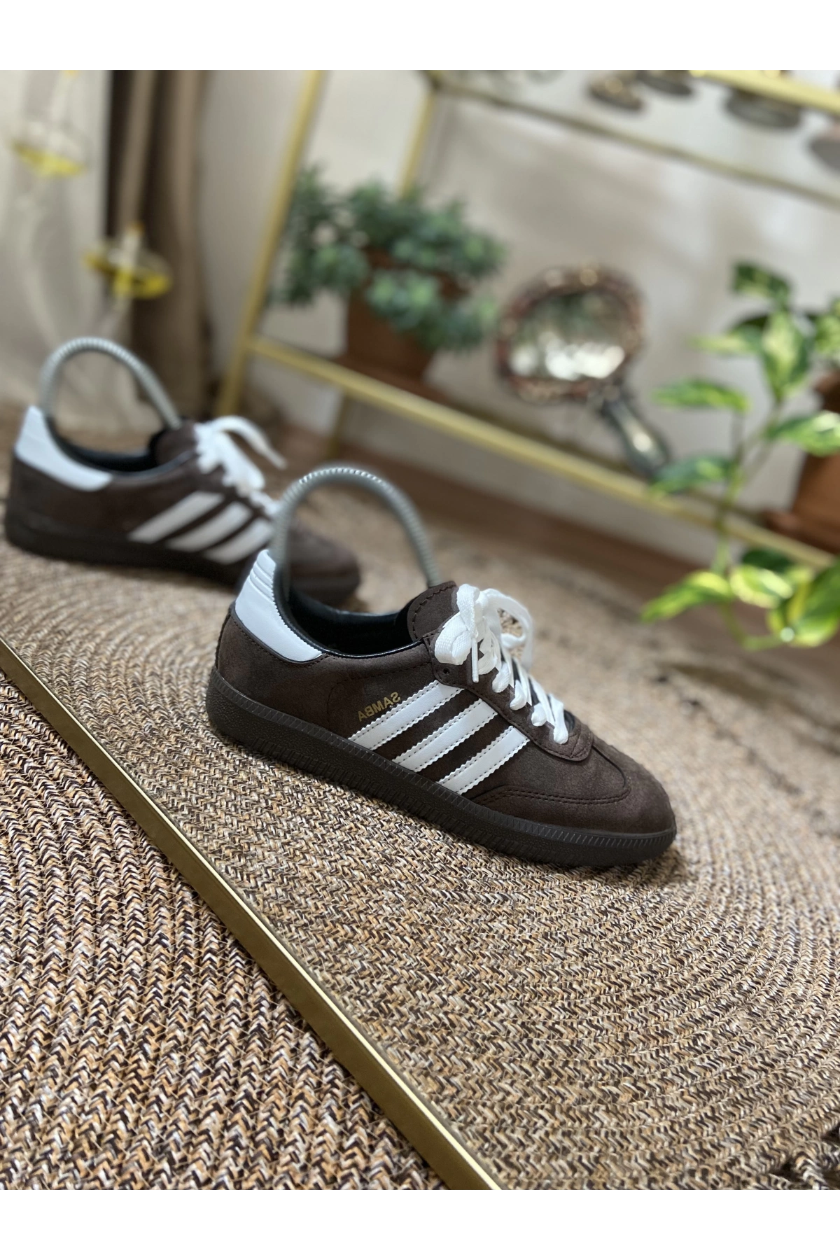 Adidas Samba Nubuk Kahve Beyaz
