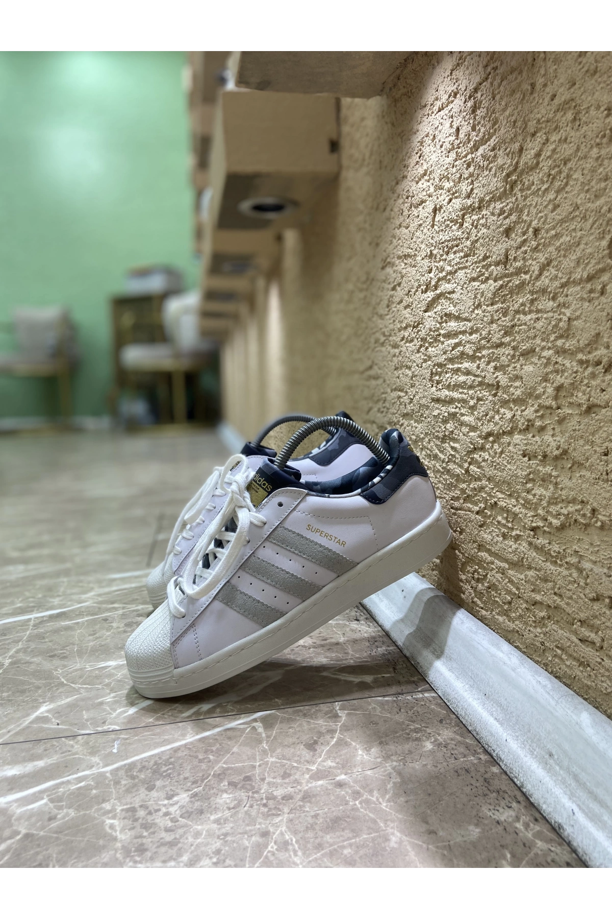 Adidas Süperstar Beyaz Gri Spor Ayakkabı