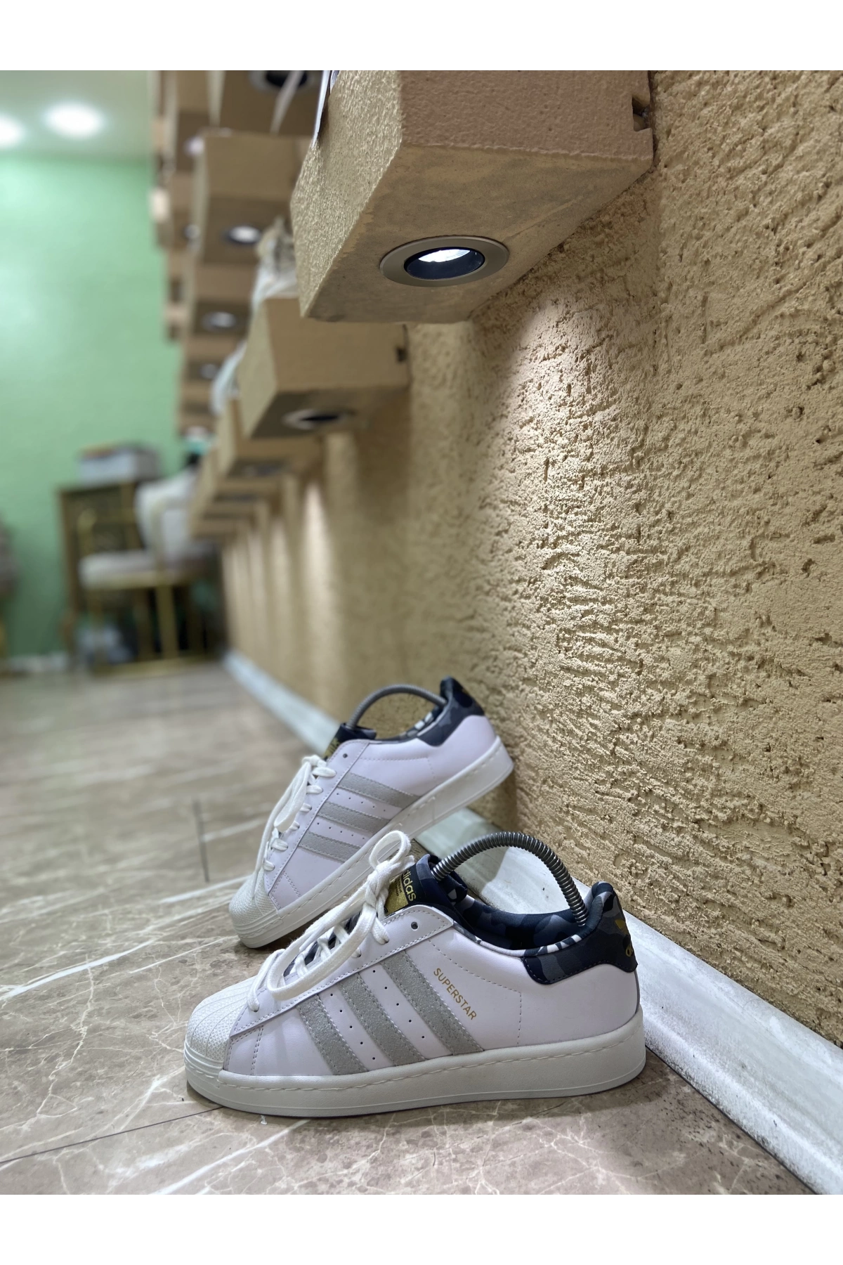 Adidas Süperstar Beyaz Gri Spor Ayakkabı