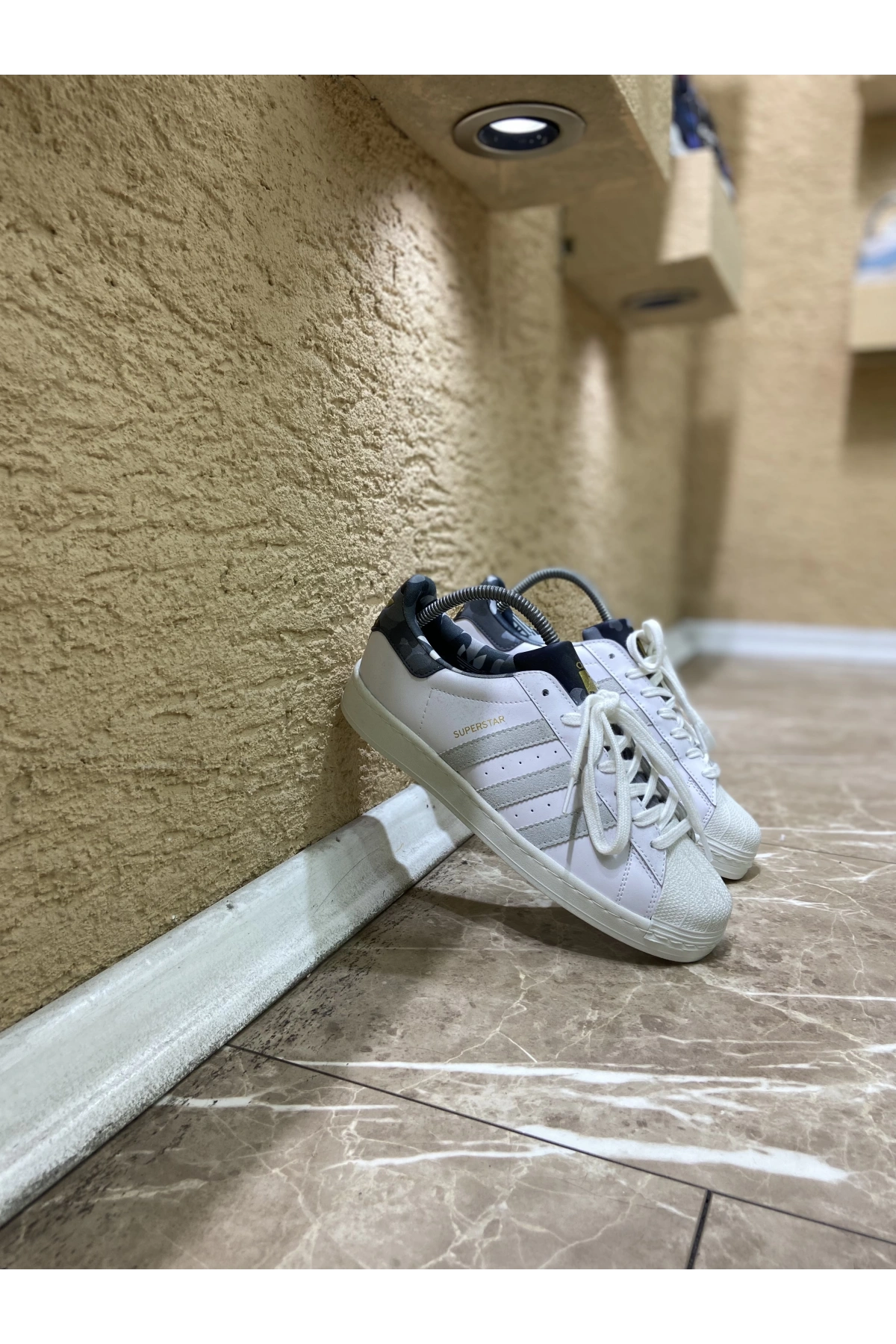 Adidas Süperstar Beyaz Gri Spor Ayakkabı