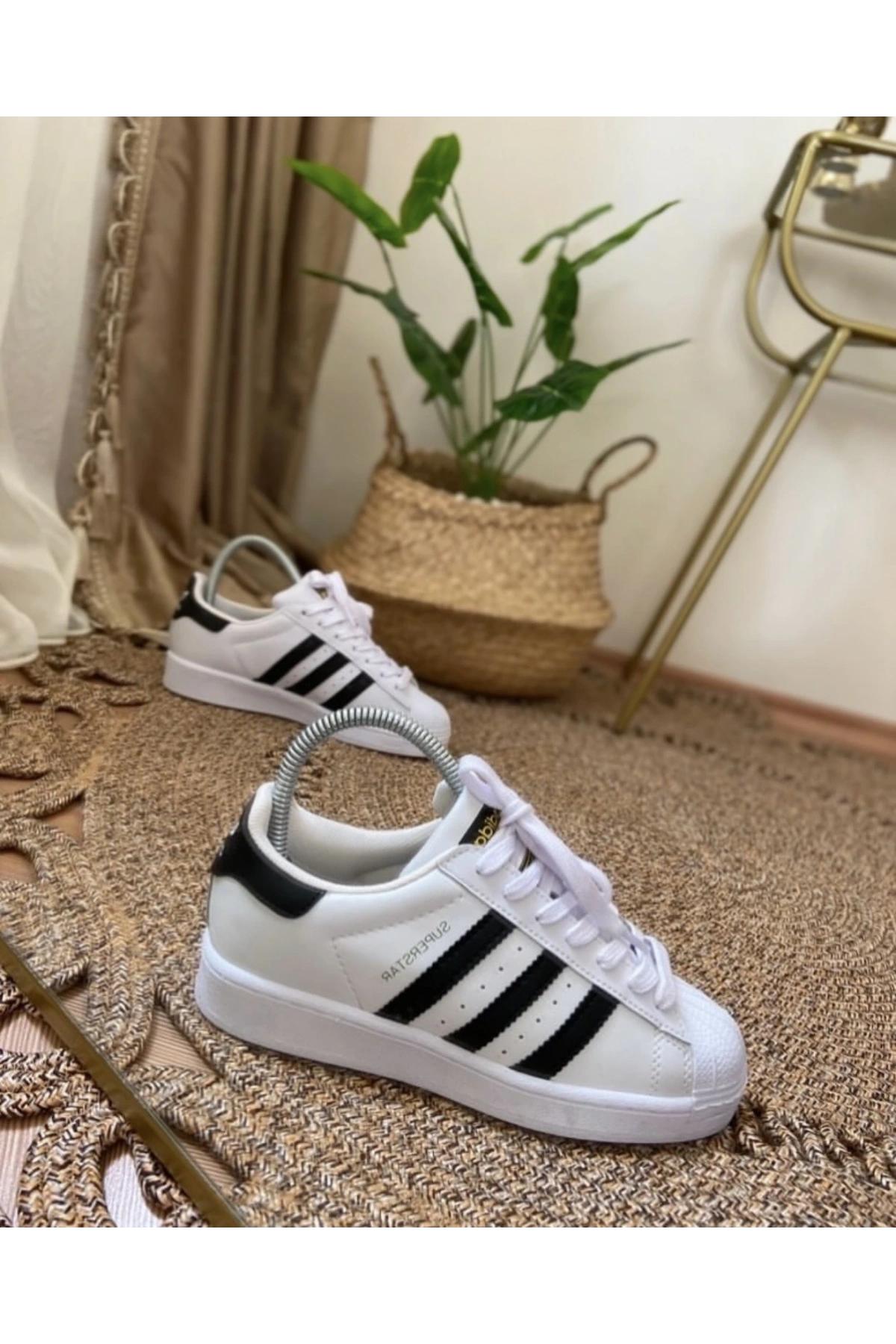 Adidas Süperstar Beyaz Siyah İthal Spor Ayakkabı