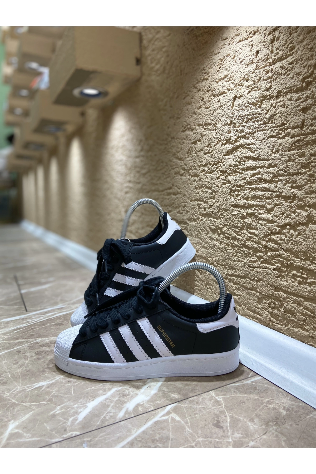 Adidas Süperstar Siyah Beyaz İthal Spor Ayakkabı