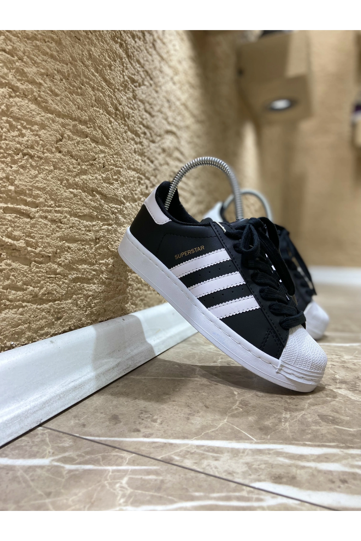 Adidas Süperstar Siyah Beyaz İthal Spor Ayakkabı