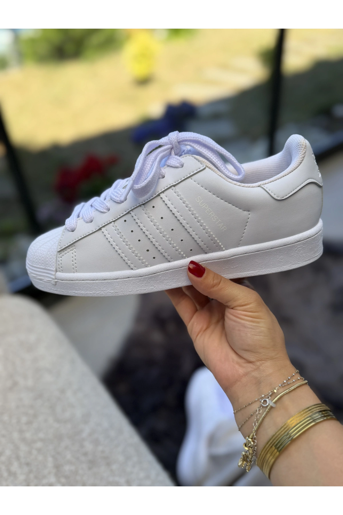 Adidas Superstar Triple White İthal Kalite Unisex Spor Ayakkabı