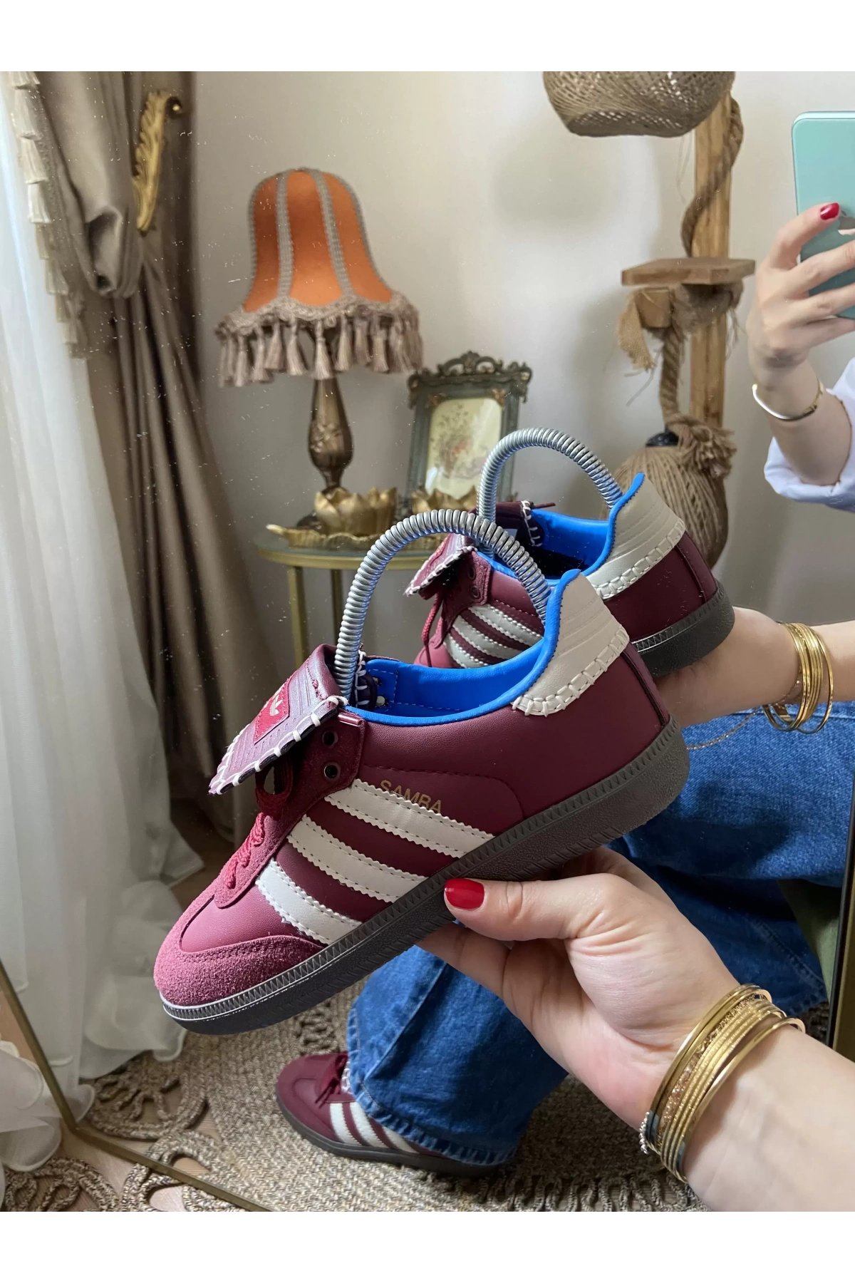 Adidas Wales Bonner Samba Bordo Krem