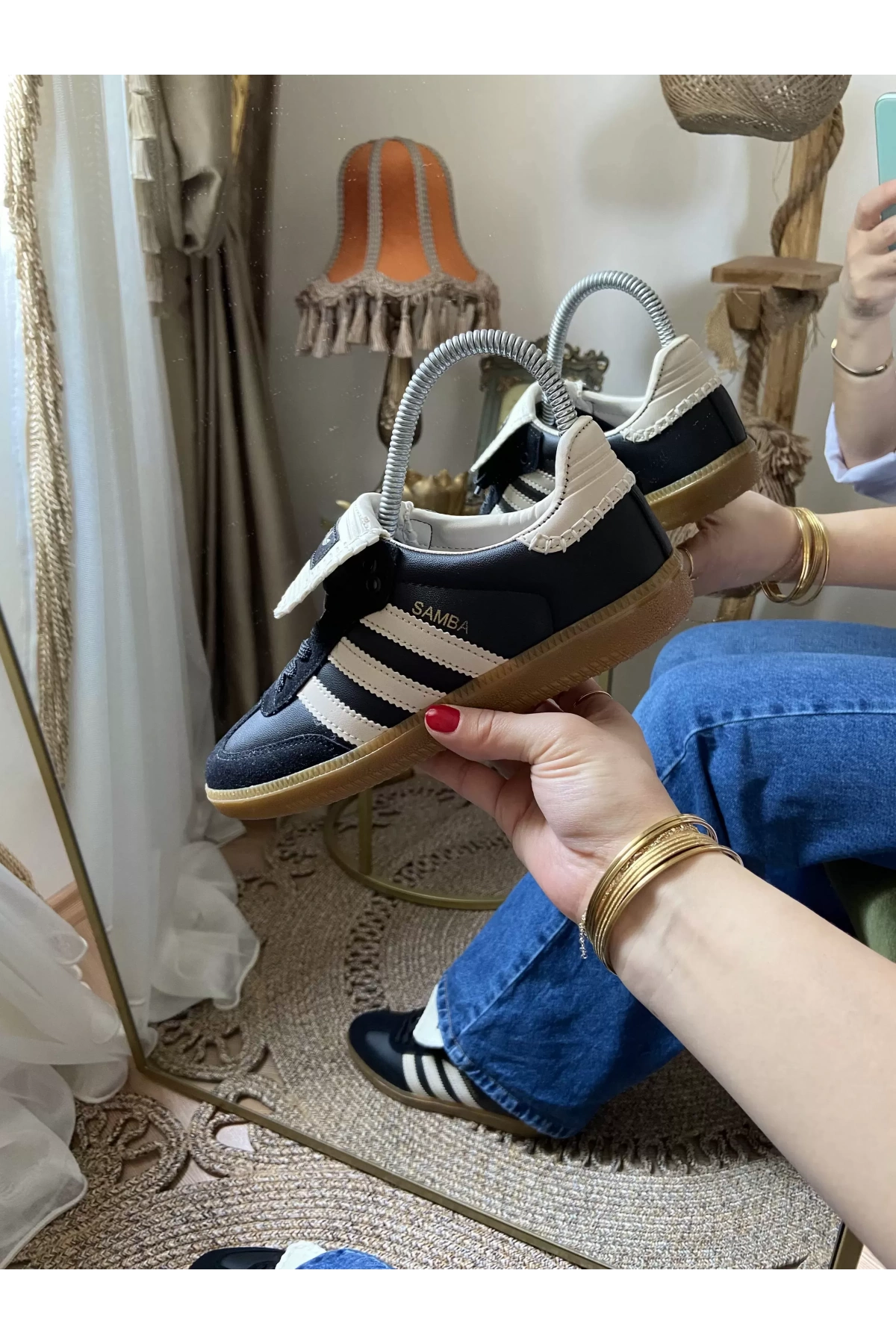 Adidas Wales Bonner Samba Siyah Krem