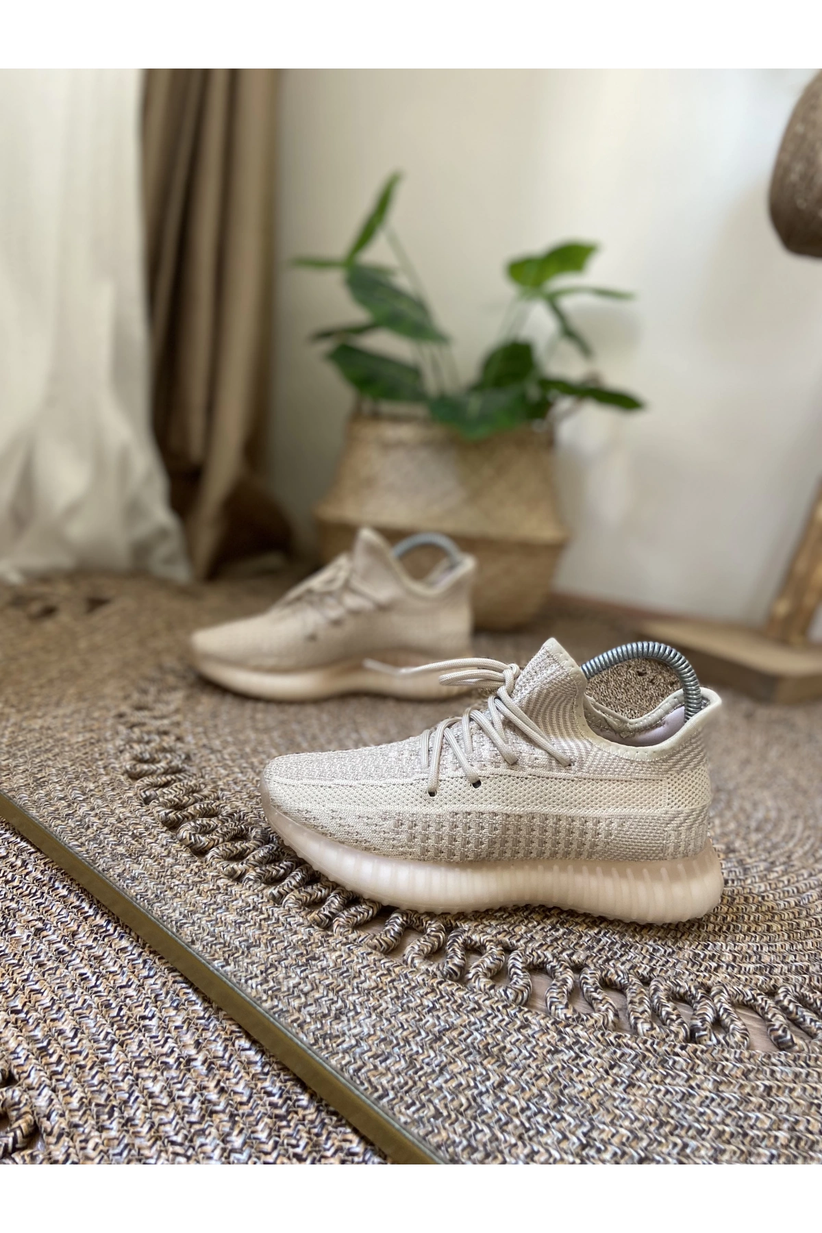 Adidas Yeezy 350 Bej İthal Spor Ayakkabı