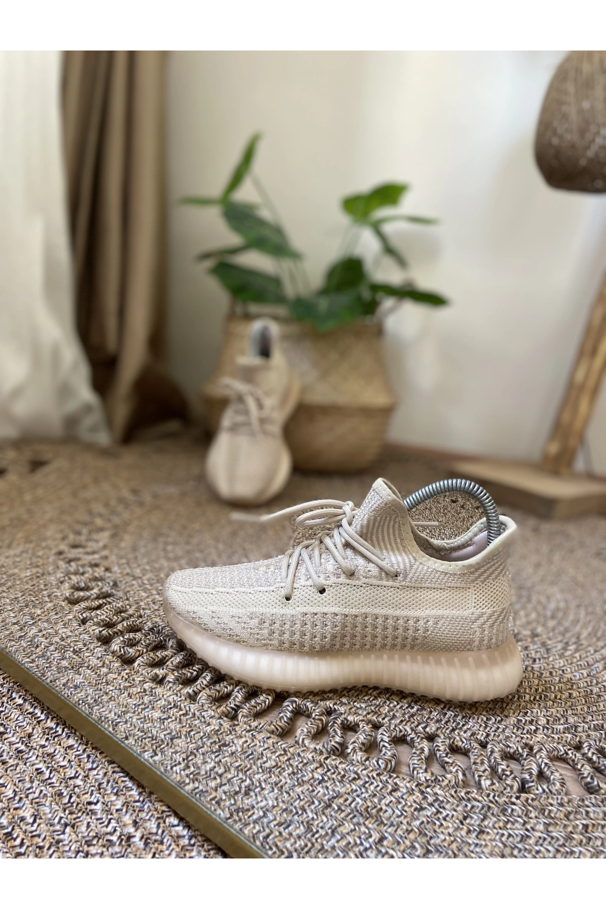 Adidas Yeezy 350 Bej İthal Spor Ayakkabı