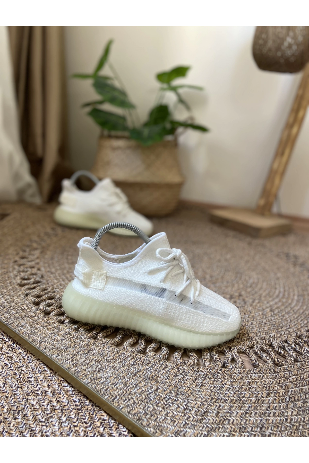 Adidas Yeezy 350 Beyaz İthal Spor Ayakkabı