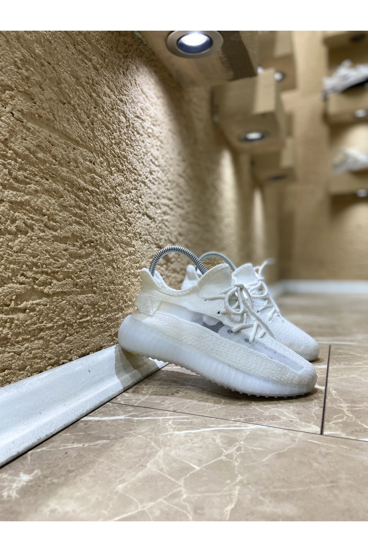 Adidas Yeezy 350 Beyaz İthal Spor Ayakkabı