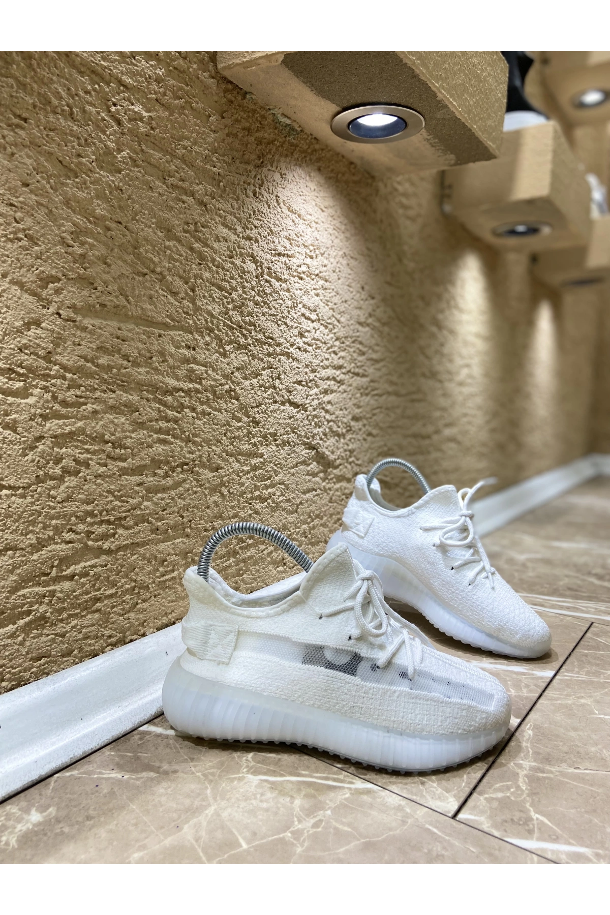 Adidas Yeezy 350 Beyaz İthal Spor Ayakkabı