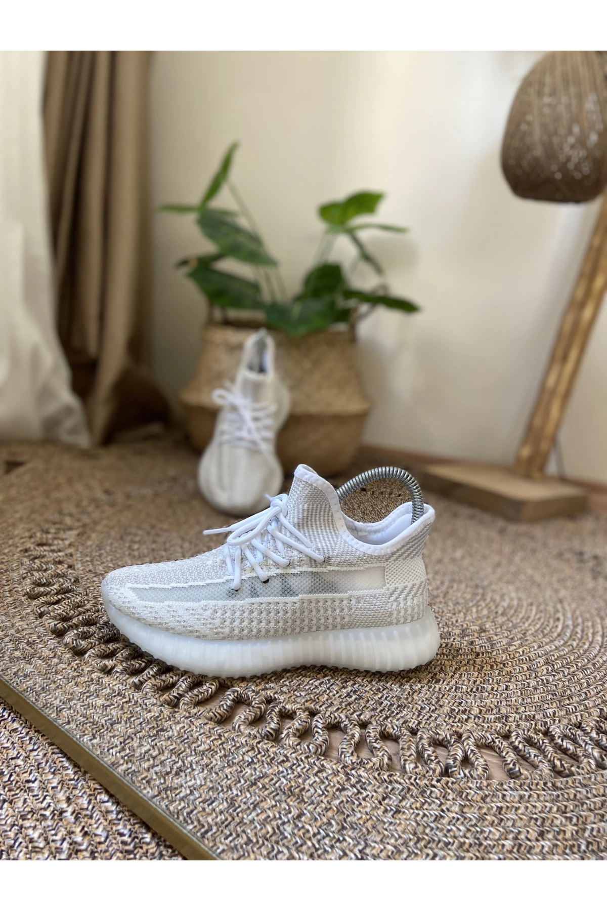 Adidas Yeezy 350 Gri İthal Spor Ayakkabı