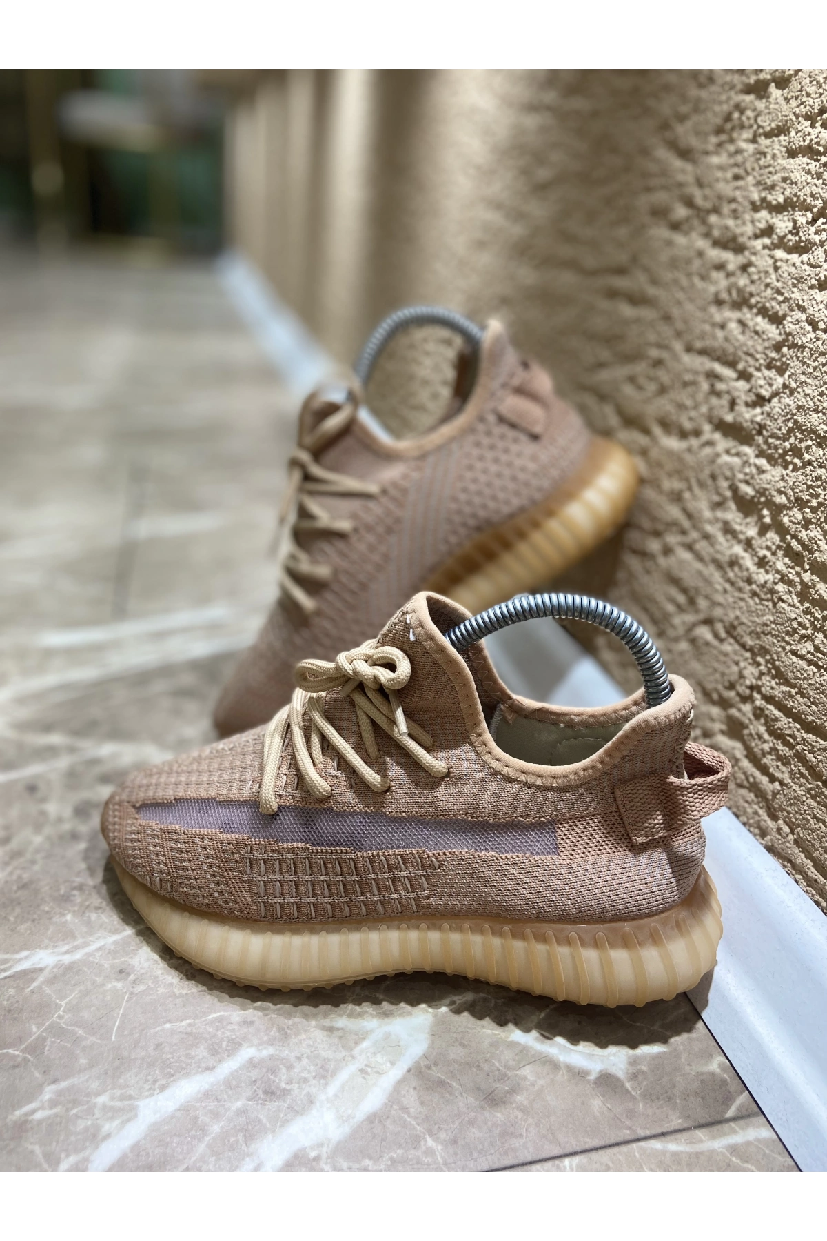 Adidas Yeezy 350 Kahve İthal Spor Ayakkabı