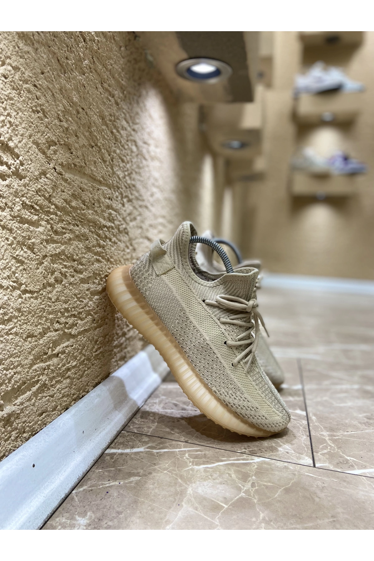 Adidas Yeezy 350 Vizon Renk İthal Spor Ayakkabı