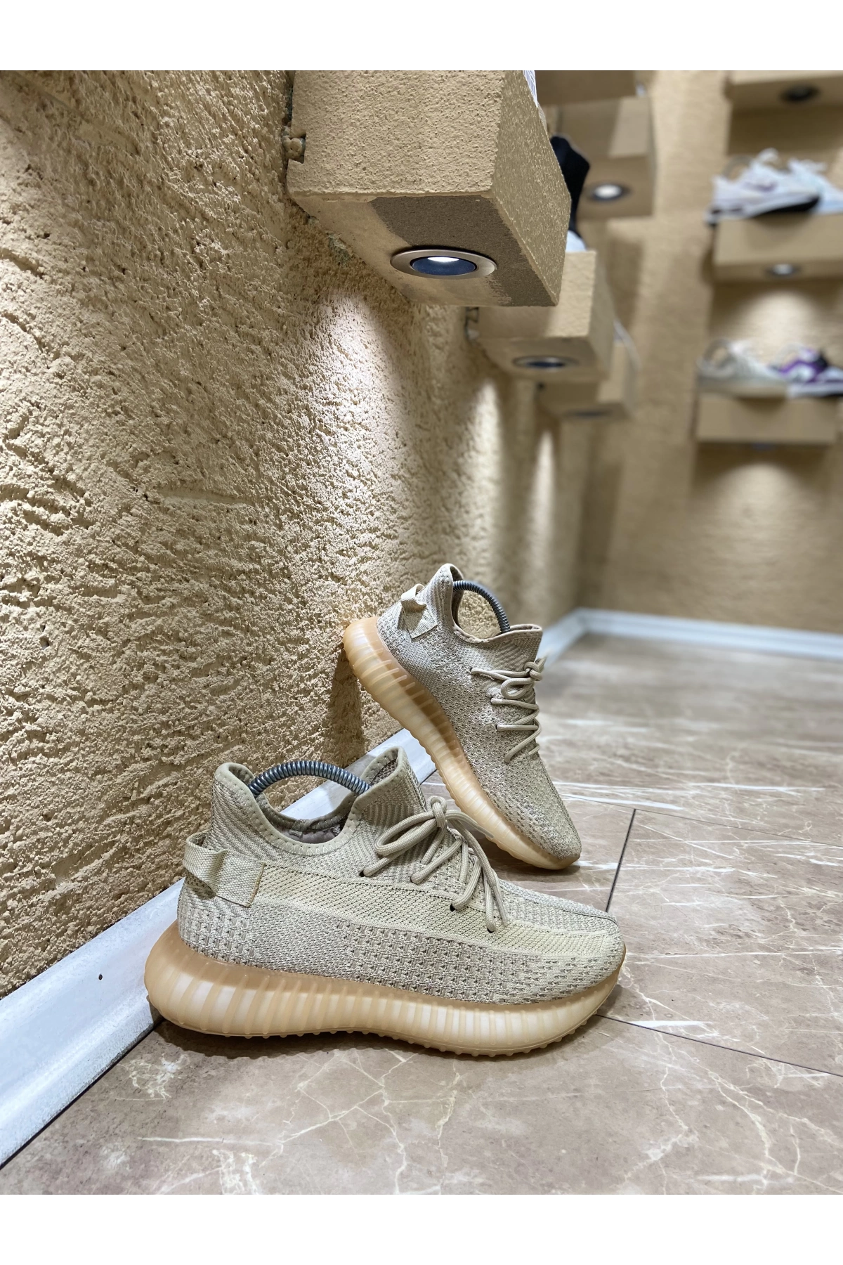 Adidas Yeezy 350 Vizon Renk İthal Spor Ayakkabı