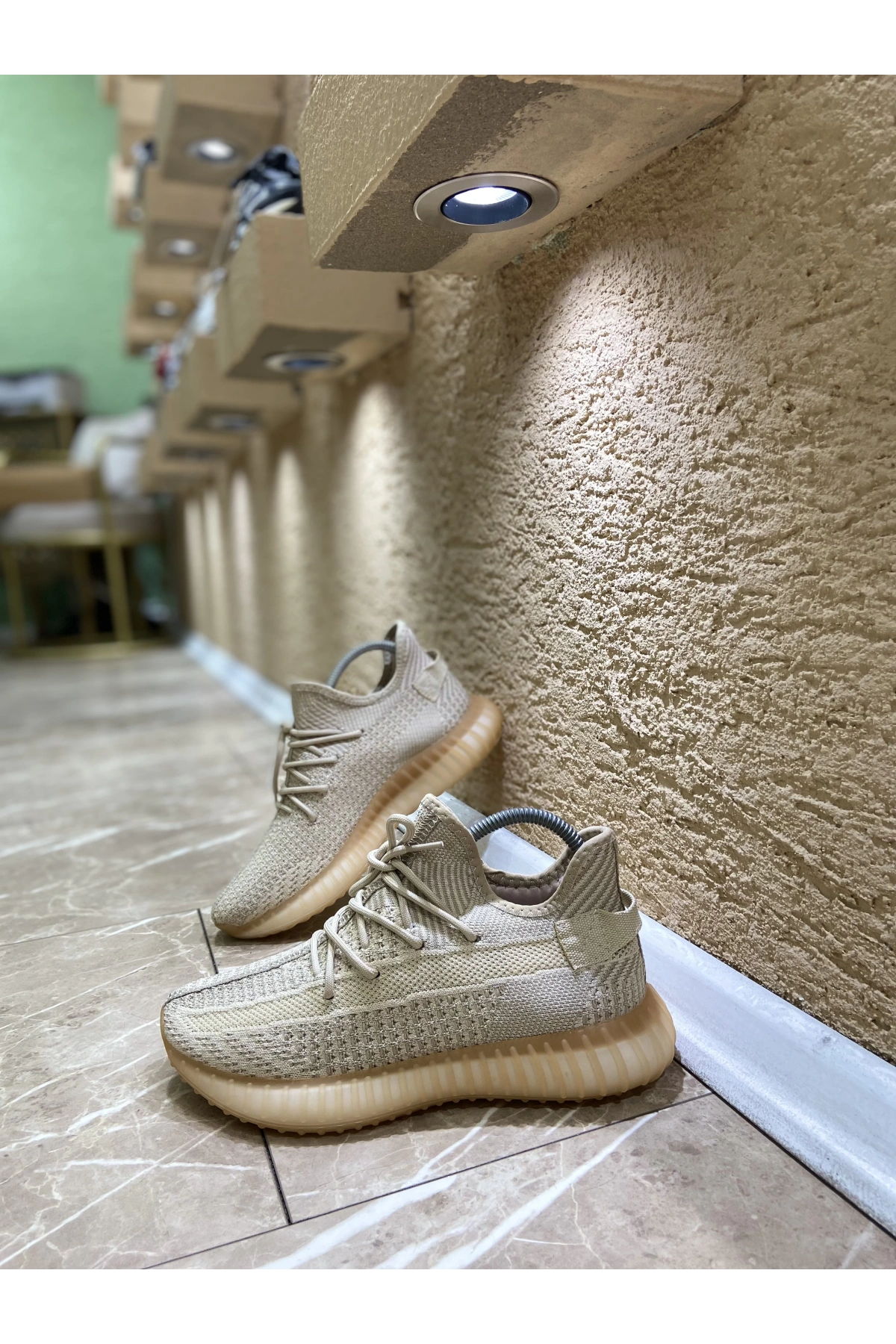 Adidas Yeezy 350 Vizon Renk İthal Spor Ayakkabı
