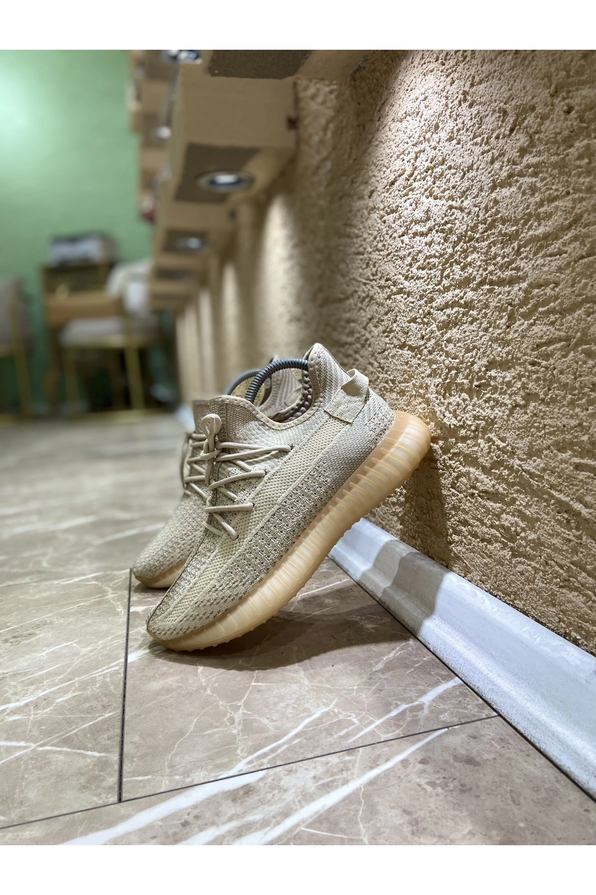 Adidas Yeezy 350 Vizon Renk İthal Spor Ayakkabı