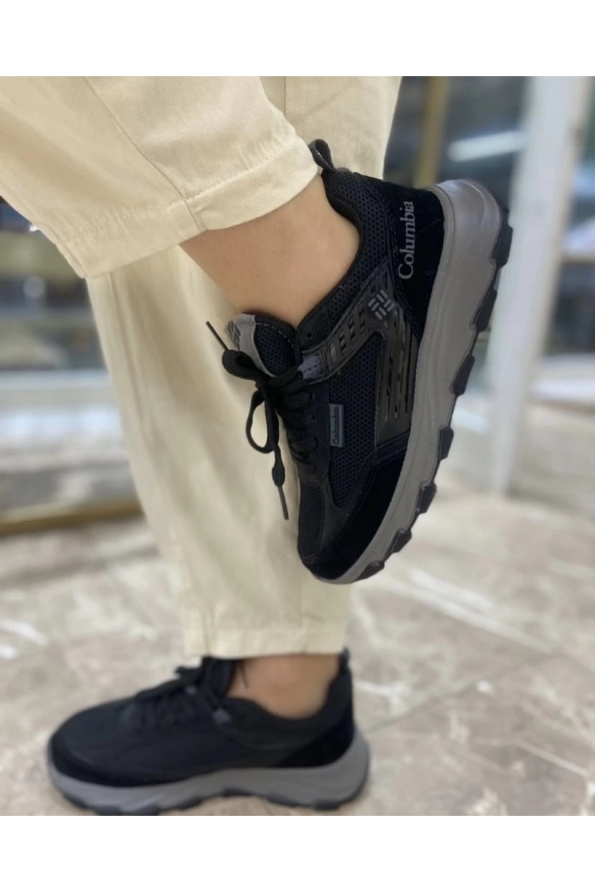 Columbia Siyah İpli Spor Ayakkabı