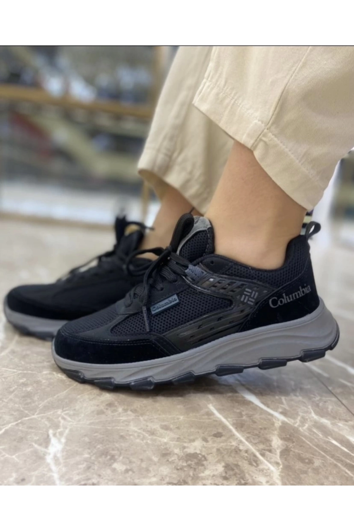 Columbia Siyah İpli Spor Ayakkabı