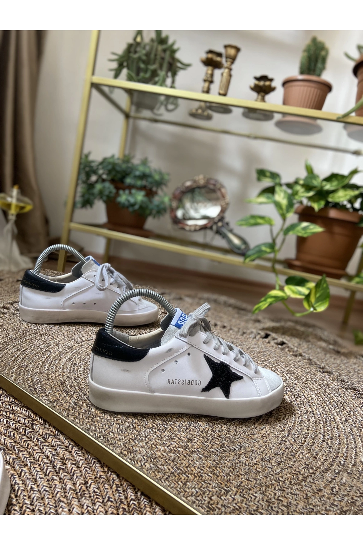 Golden Goose Super Star Eskitme Beyaz İthal