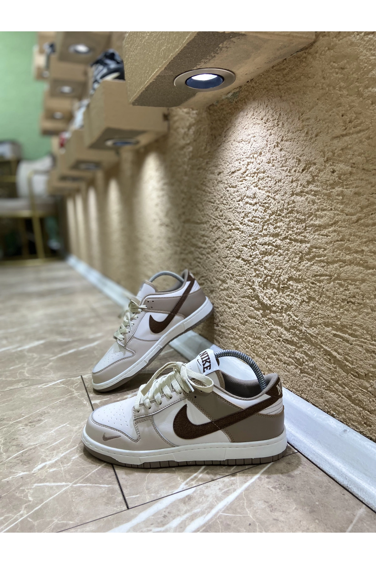 Nike Air Dunk Kahve Krem Spor Ayakkabı