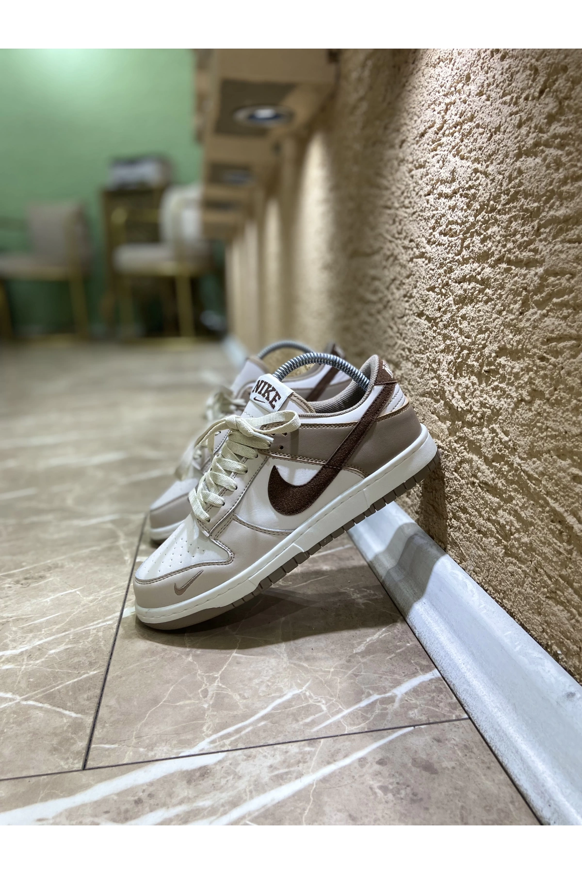 Nike Air Dunk Kahve Krem Spor Ayakkabı