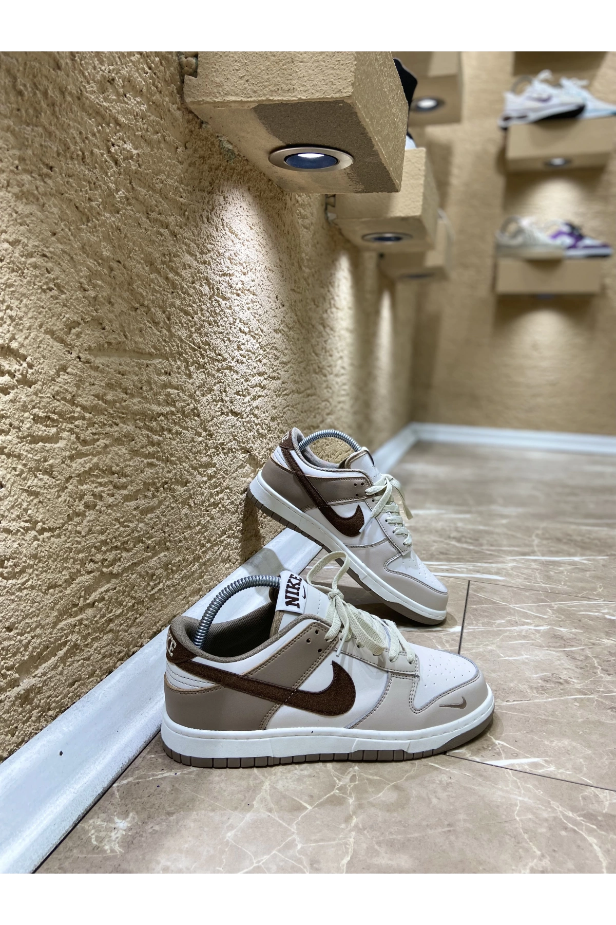 Nike Air Dunk Kahve Krem Spor Ayakkabı