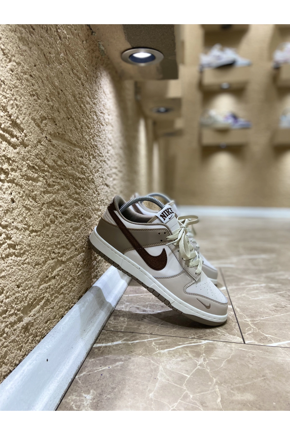 Nike Air Dunk Kahve Krem Spor Ayakkabı