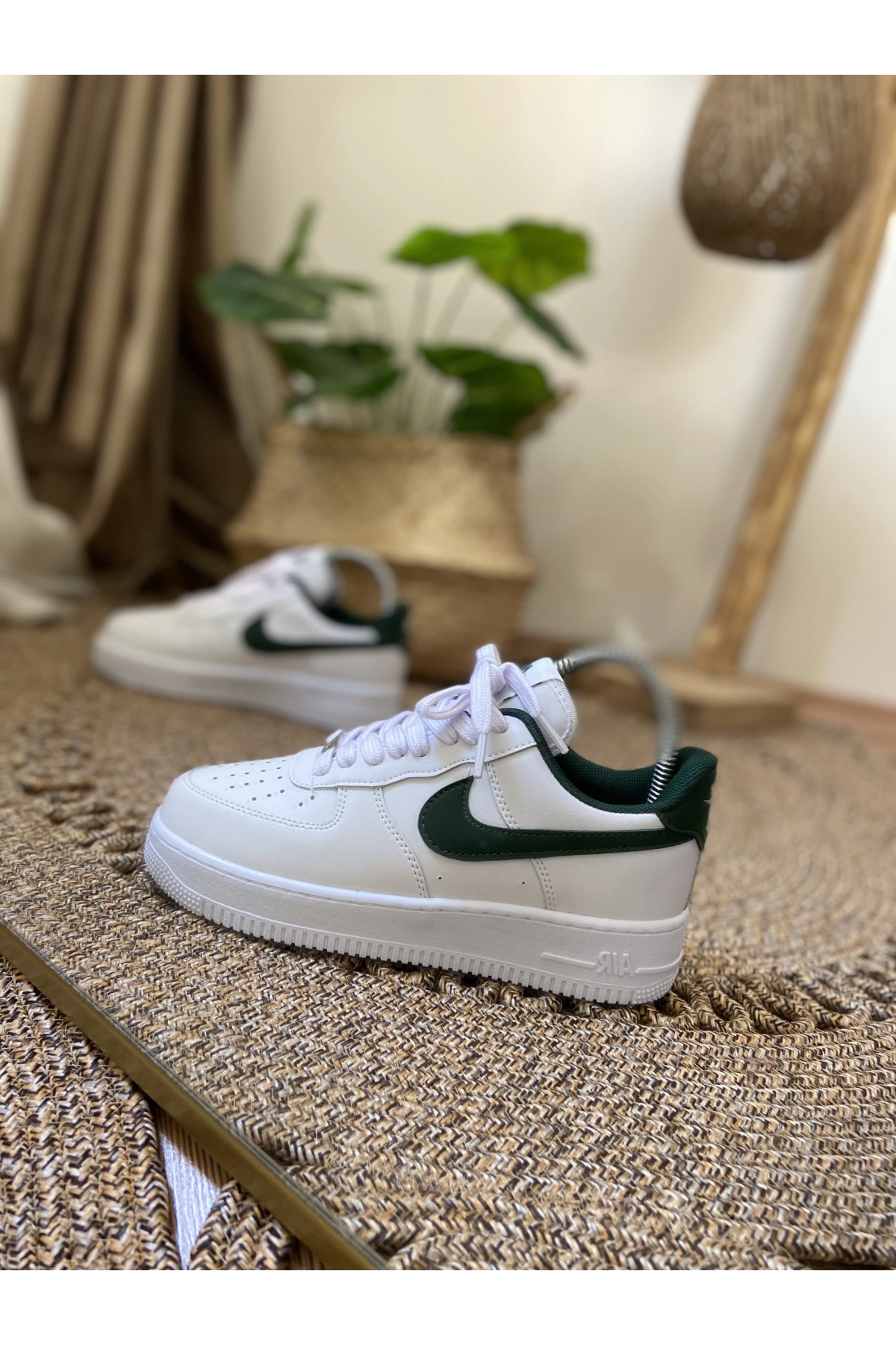 Nike Air Force Beyaz Yeşil Unisex