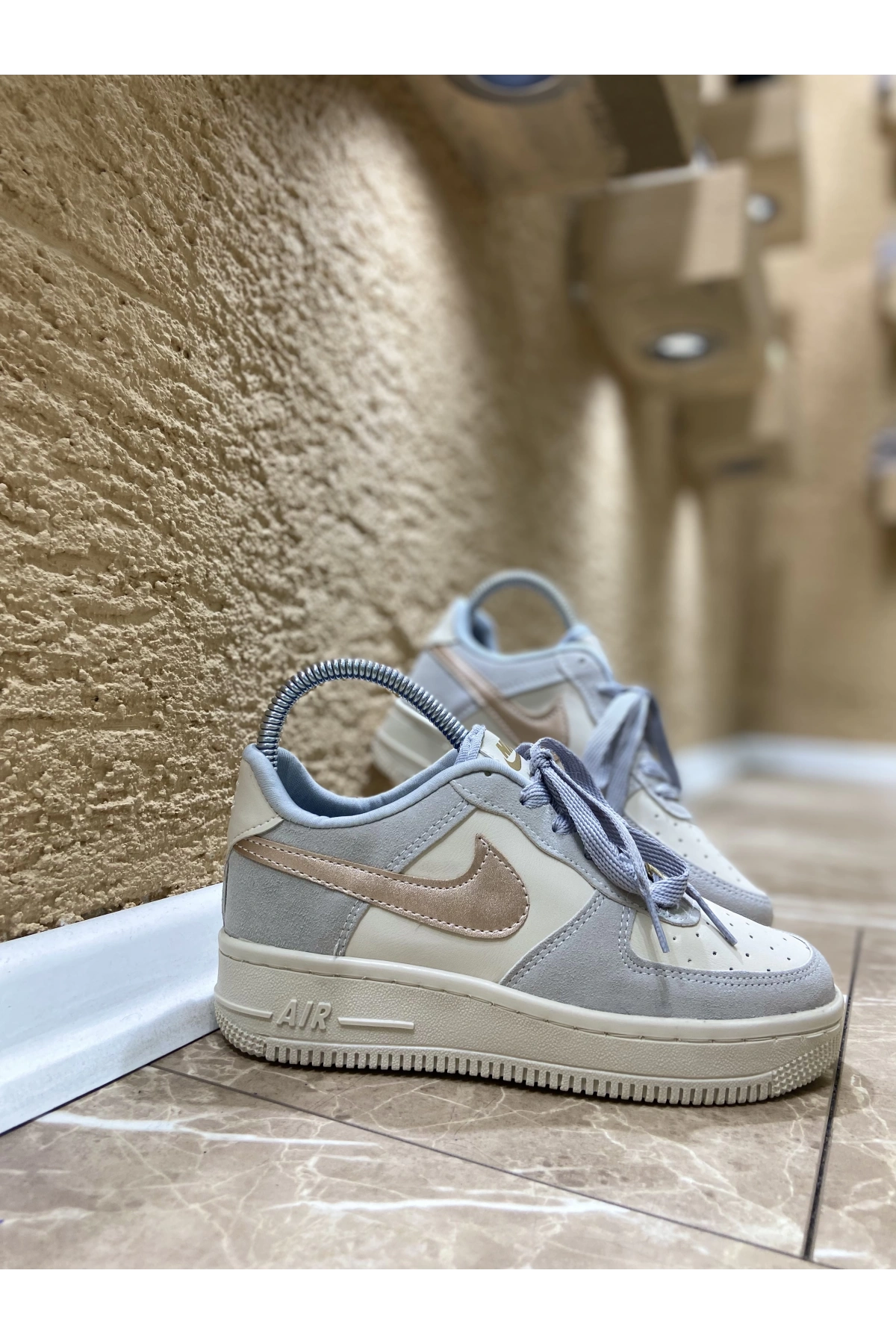 Nike Air Force Gri Vizon İthal Spor Ayakkabı