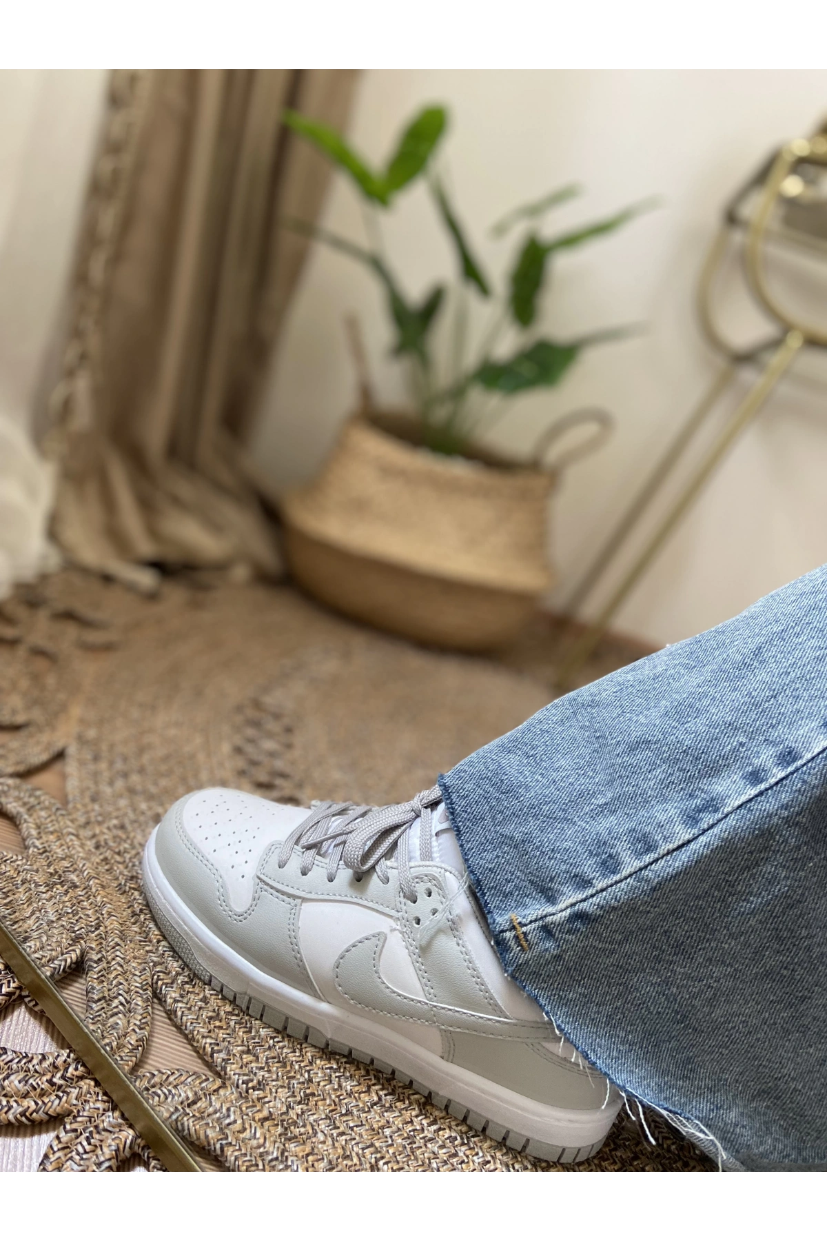 Nike Air Gri Dunk Spor Ayakkabı