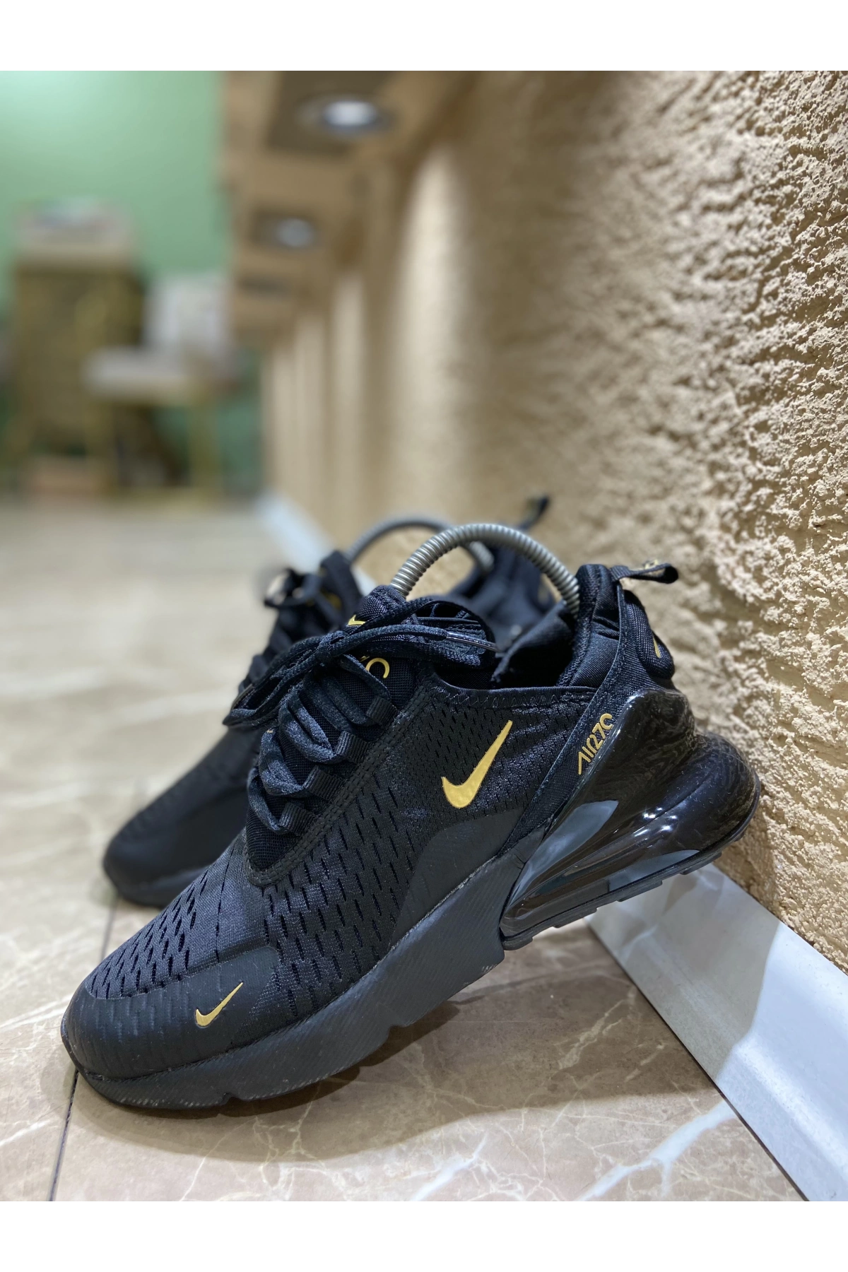 Nike Air Max 270 Siyah İthal Spor Ayakkabı