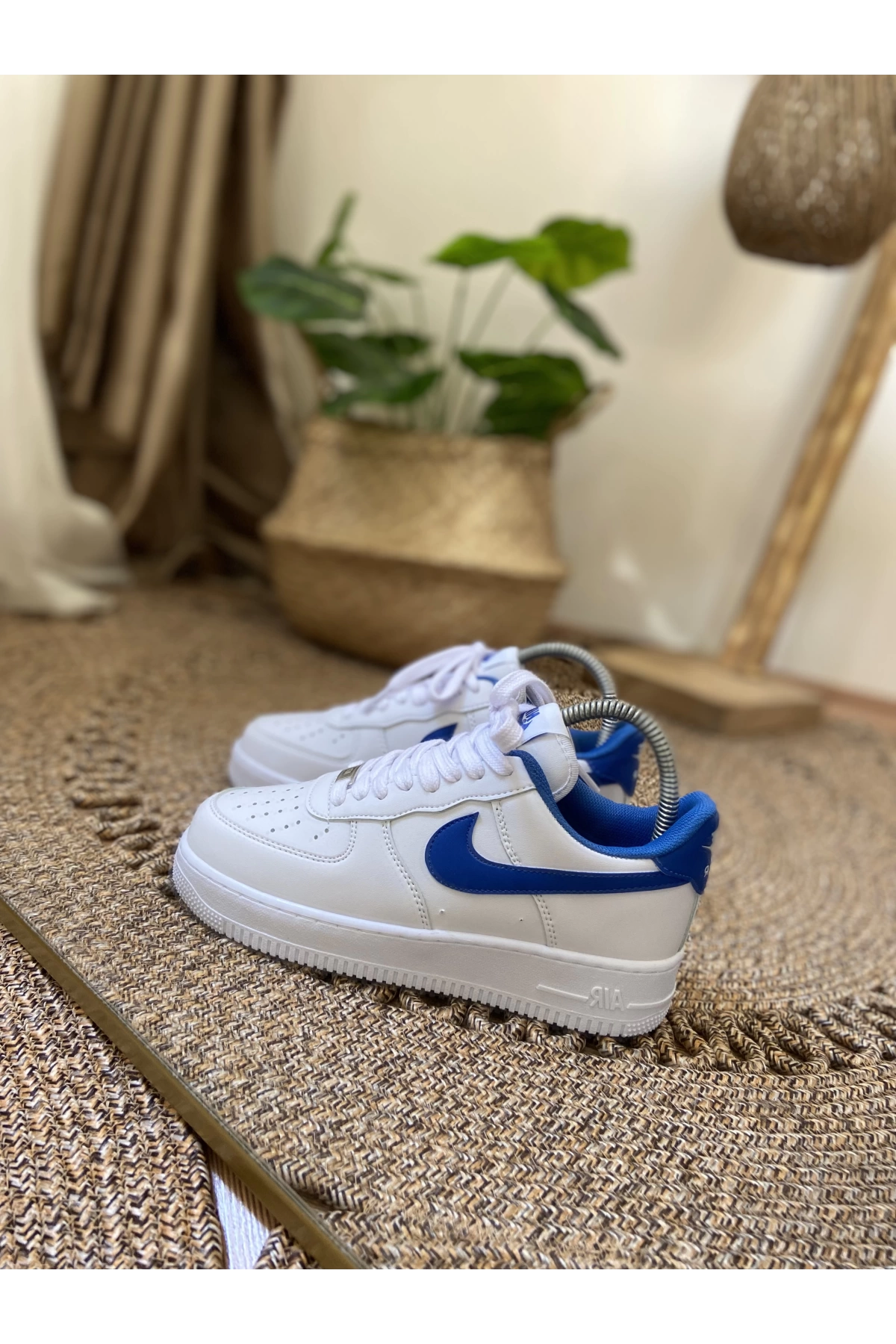 Nike Air Force Beyaz Mavi Unisex