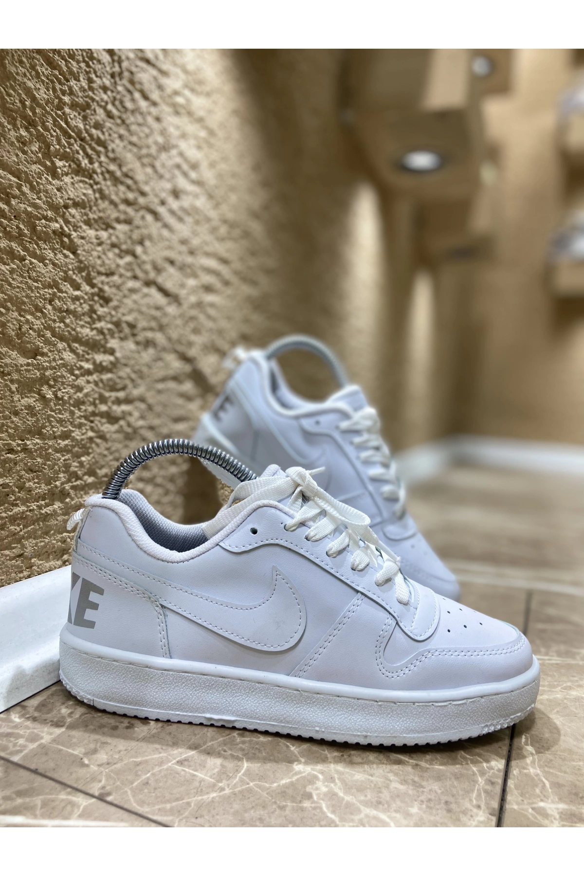 Nike Beyaz Court Vision İthal Spor Ayakkabı