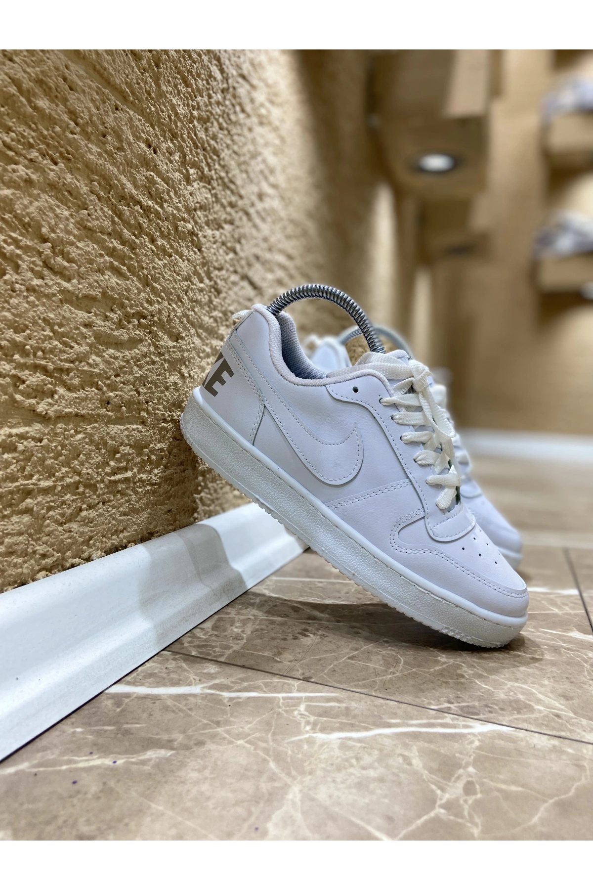 Nike Beyaz Court Vision İthal Spor Ayakkabı