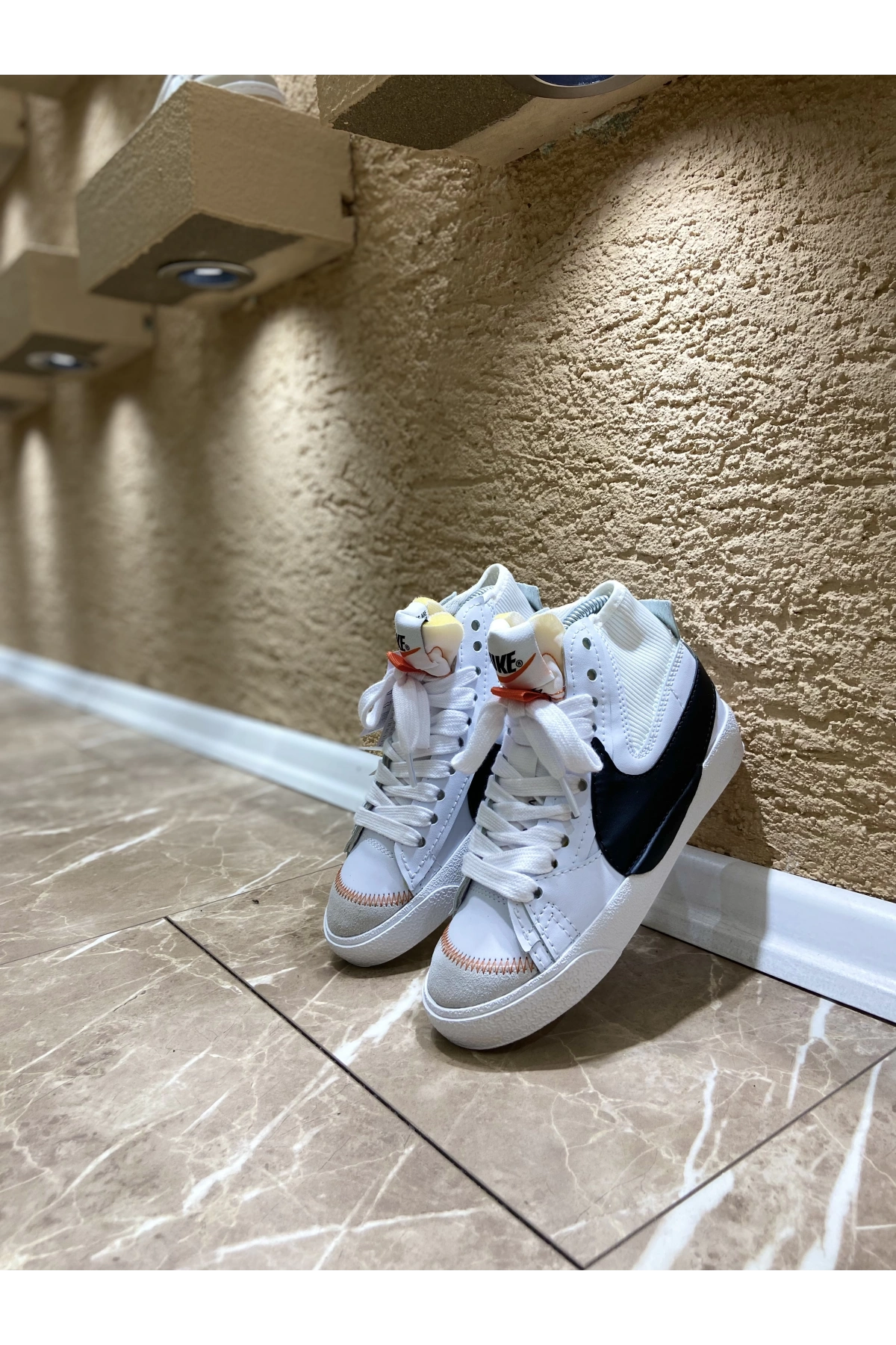 Nike Blazer Jumbo Beyaz Siyah İthal Spor Ayakkabı