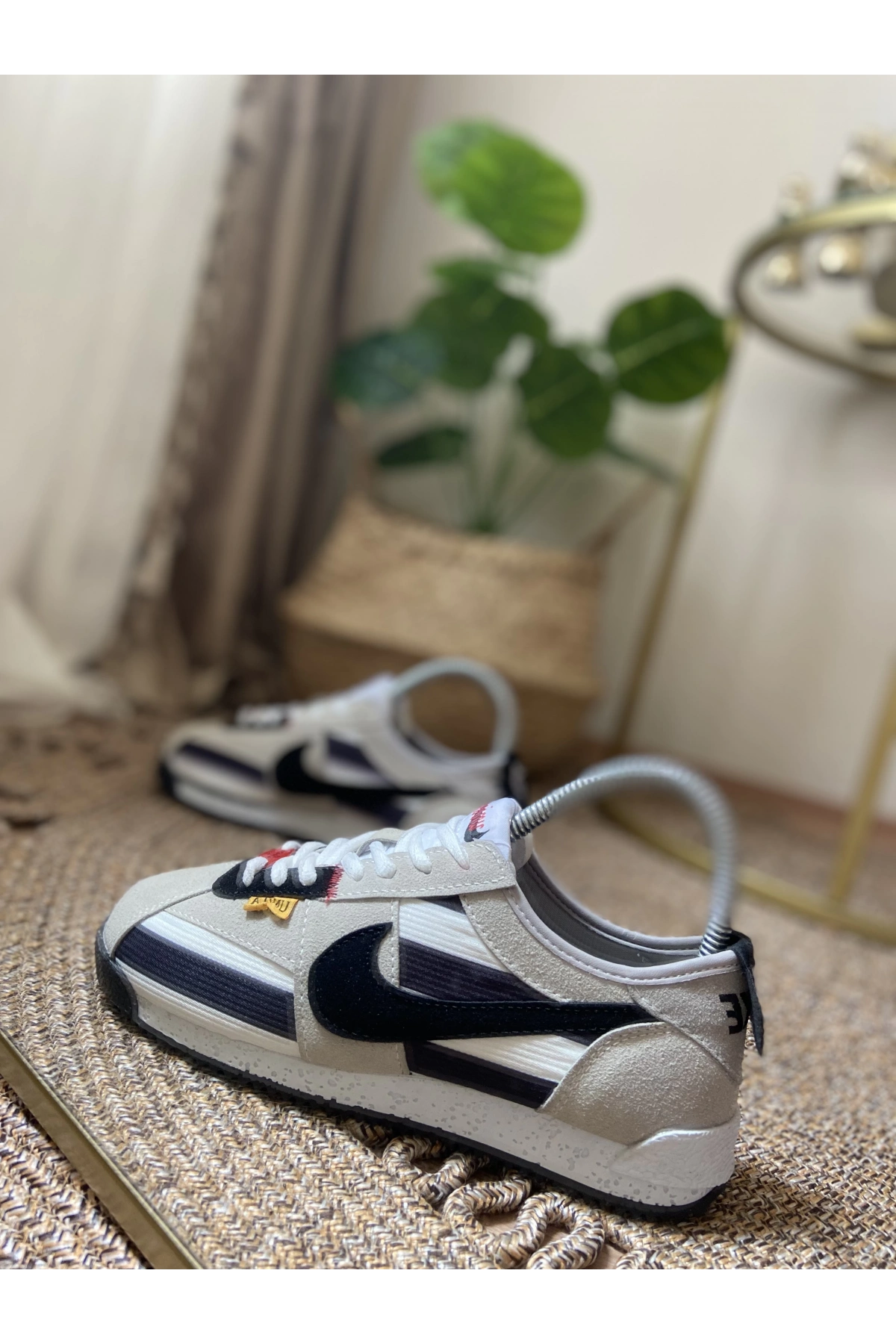 Nike Cortez Gri Beyaz Spor Ayakkabı