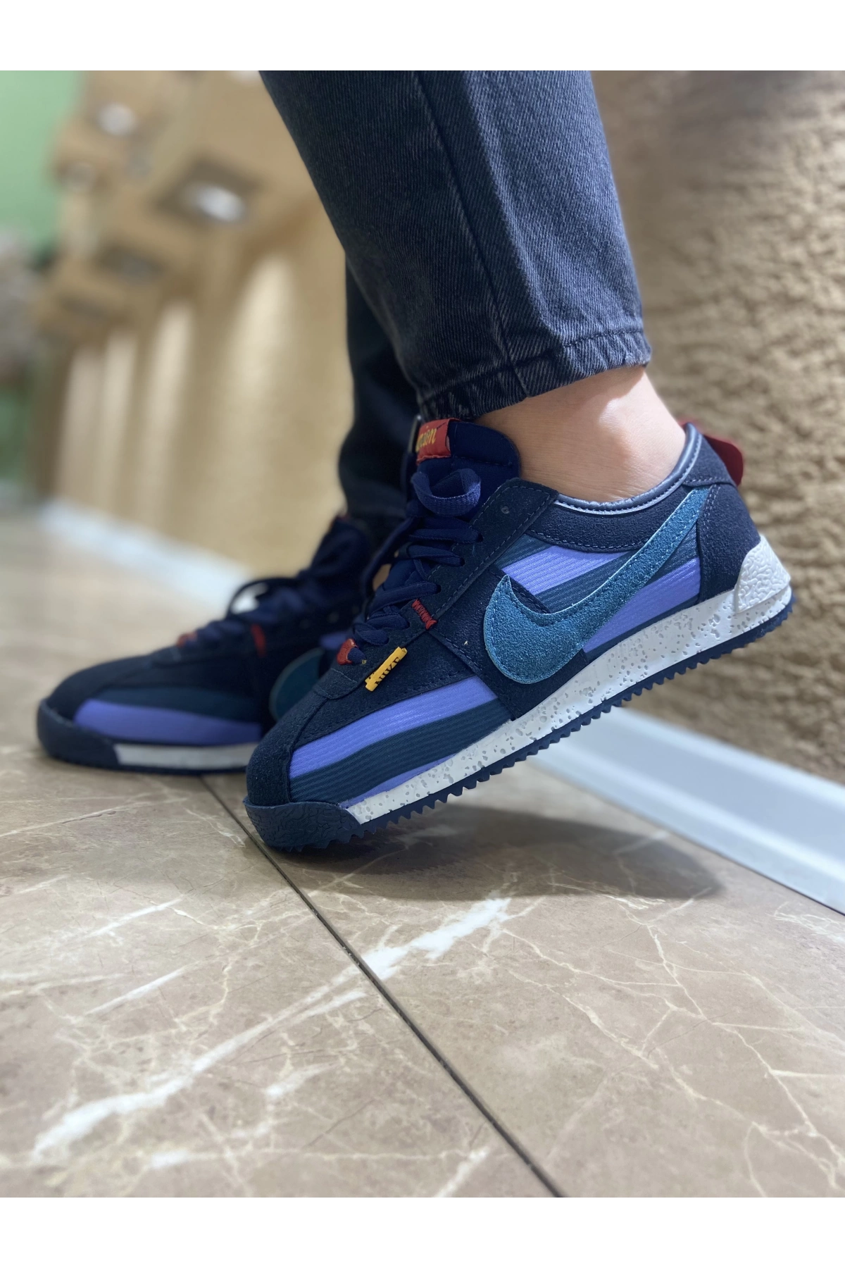 Nike Cortez Lacivert Spor Ayakkabı