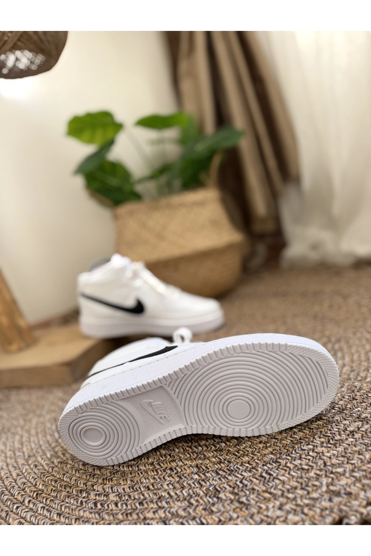 Nike Court Vision Beyaz Siyah Unisex