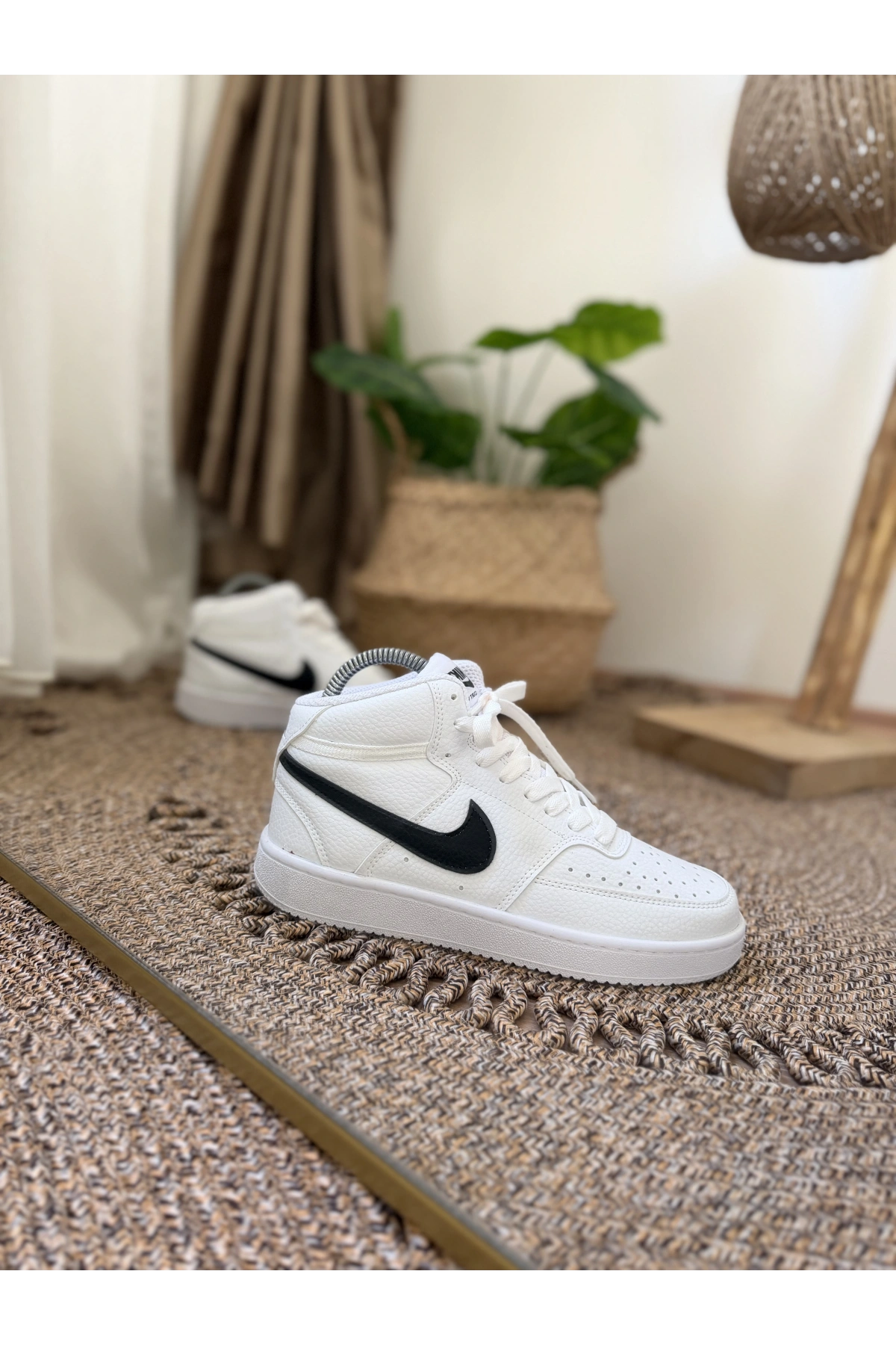 Nike Court Vision Beyaz Siyah Unisex