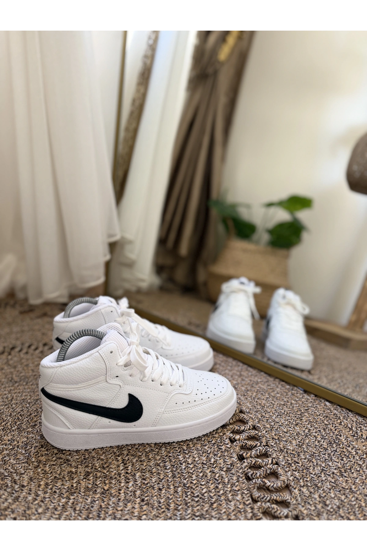 Nike Court Vision Beyaz Siyah Unisex