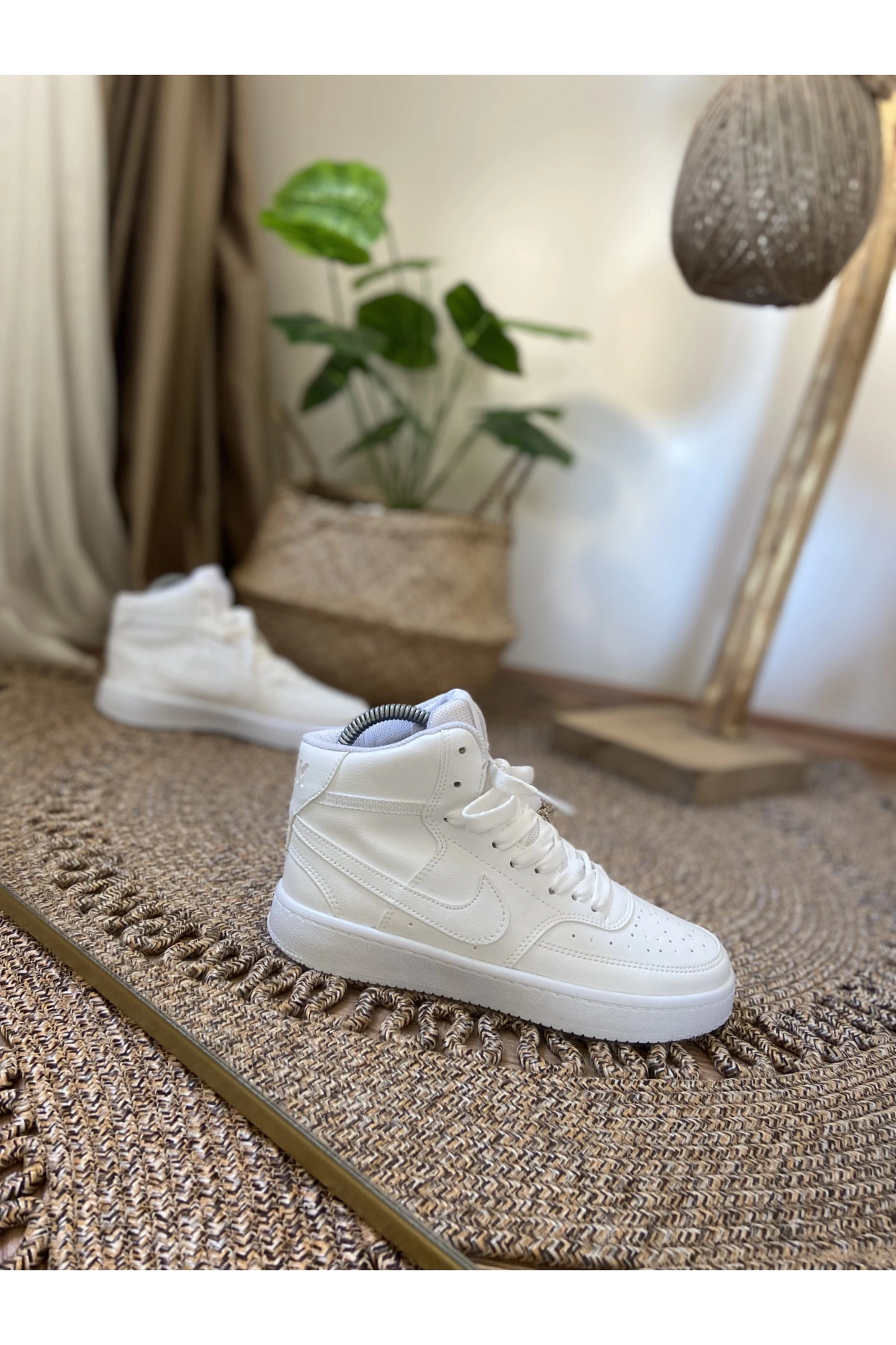 Nike Court Vision Mid Beyaz Spor Ayakkabı