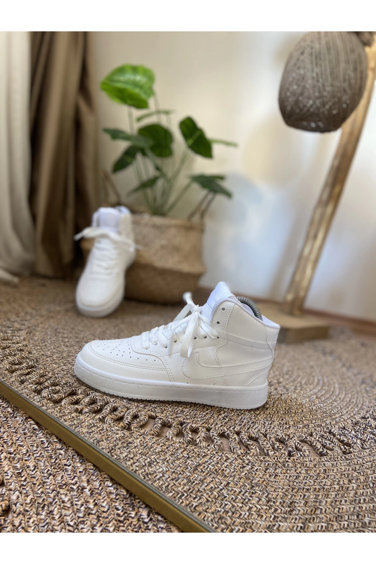 Nike Court Vision Mid Beyaz Spor Ayakkabı